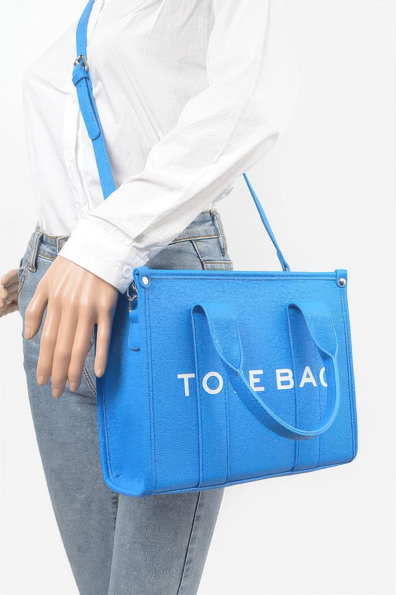 Faux Leather Small Tote Bag - That Janis Style