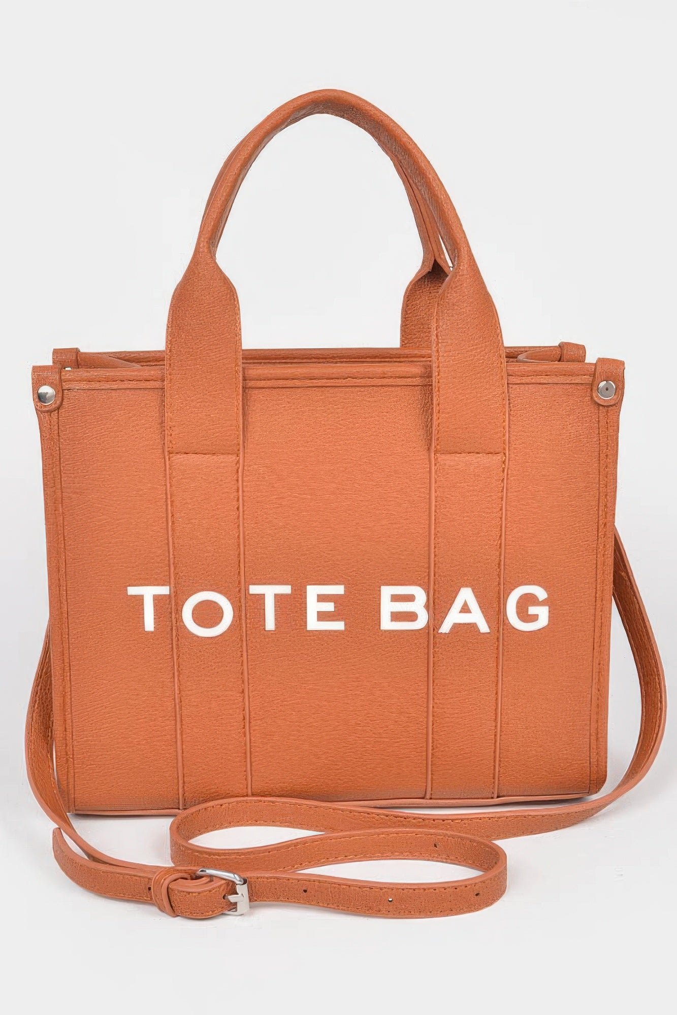 Faux Leather Small Tote Bag - That Janis Style