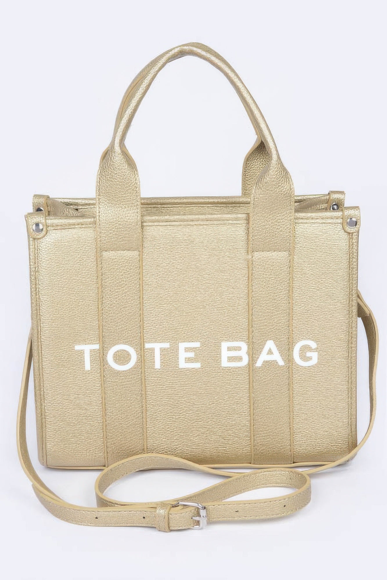 Faux Leather Small Tote Bag - That Janis Style