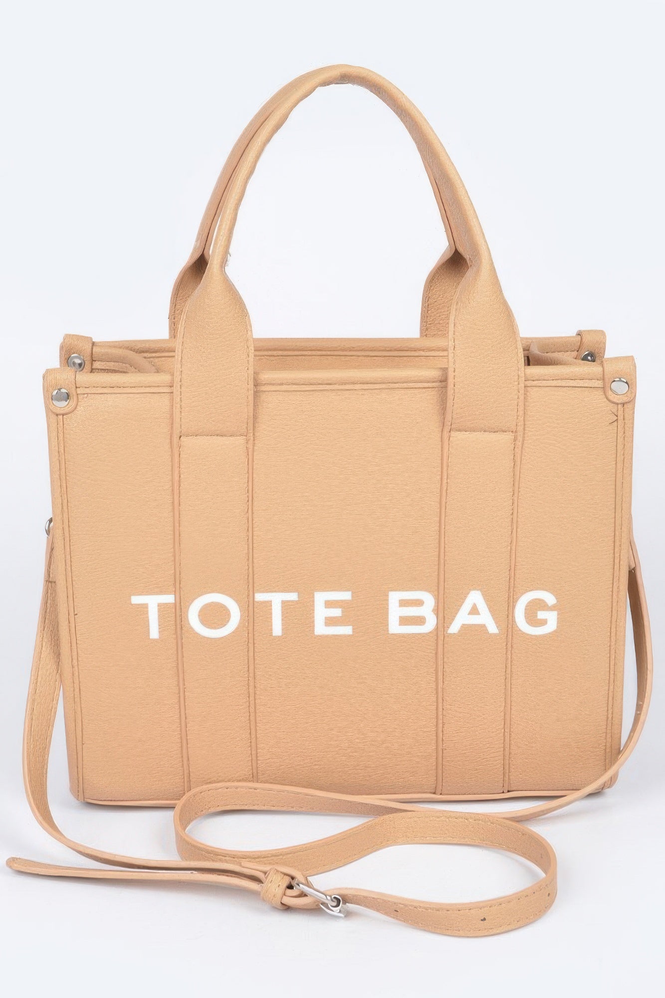 Faux Leather Small Tote Bag - That Janis Style