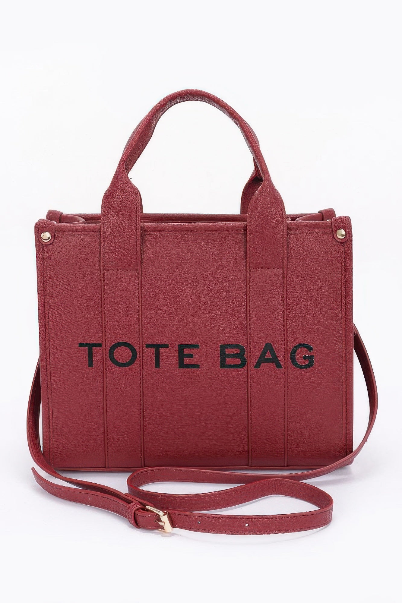 Faux Leather Small Tote Bag - That Janis Style