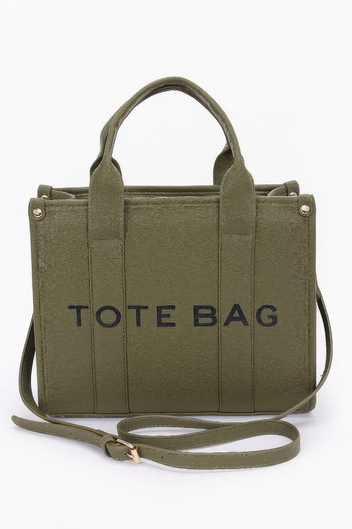 Faux Leather Small Tote Bag - That Janis Style