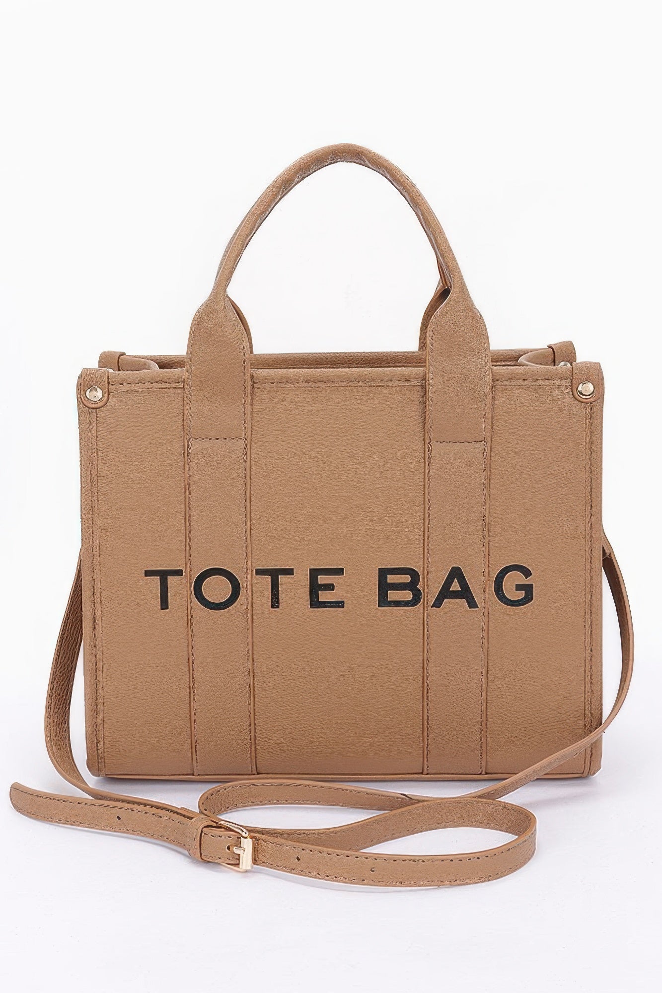 Faux Leather Small Tote Bag - That Janis Style
