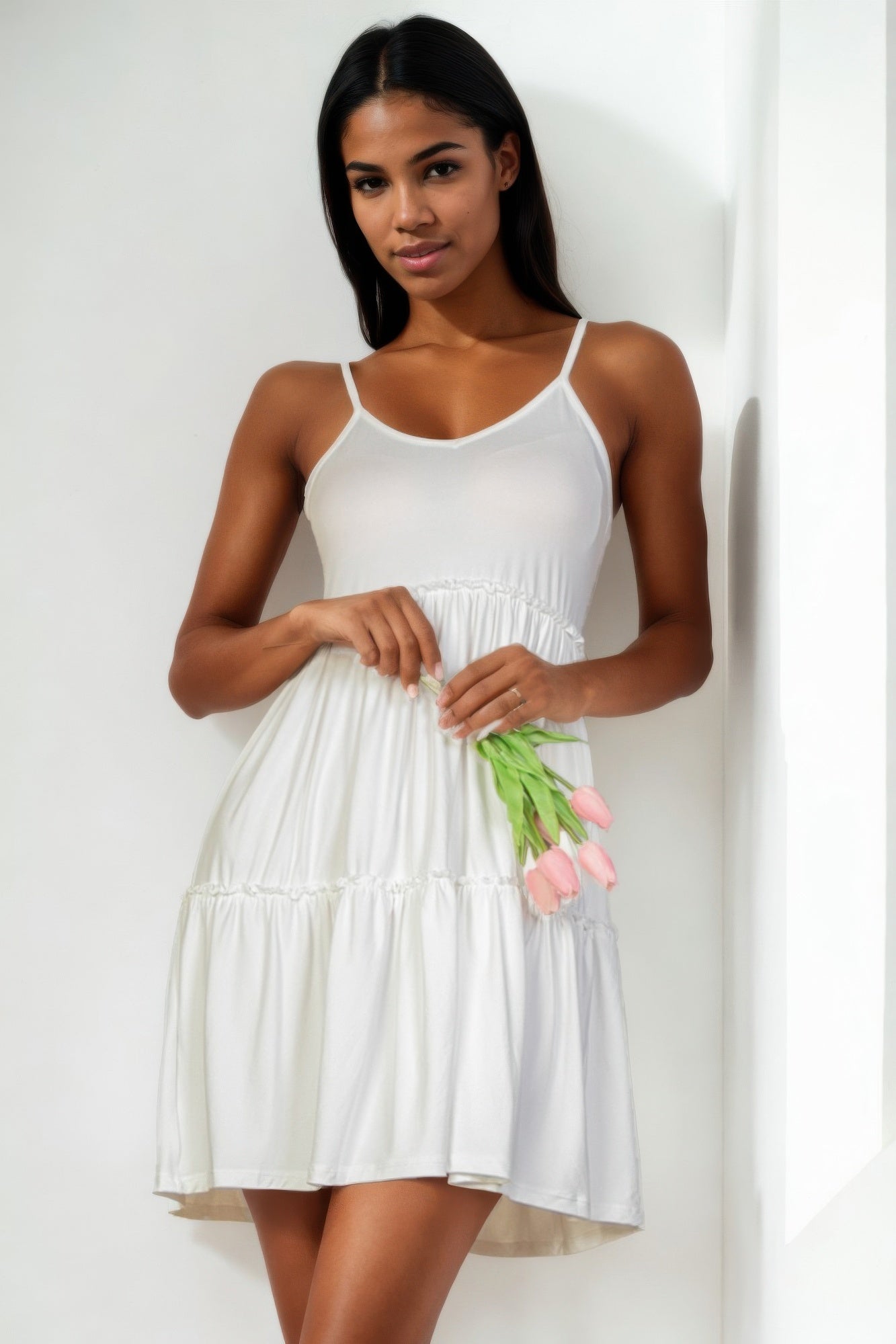 Tiered Cami Swing Dress - That Janis Style