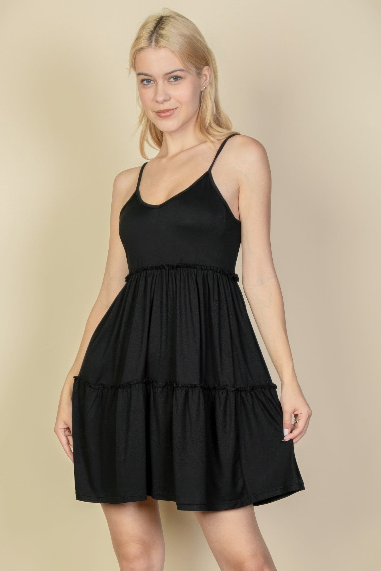 Tiered Cami Swing Dress - That Janis Style