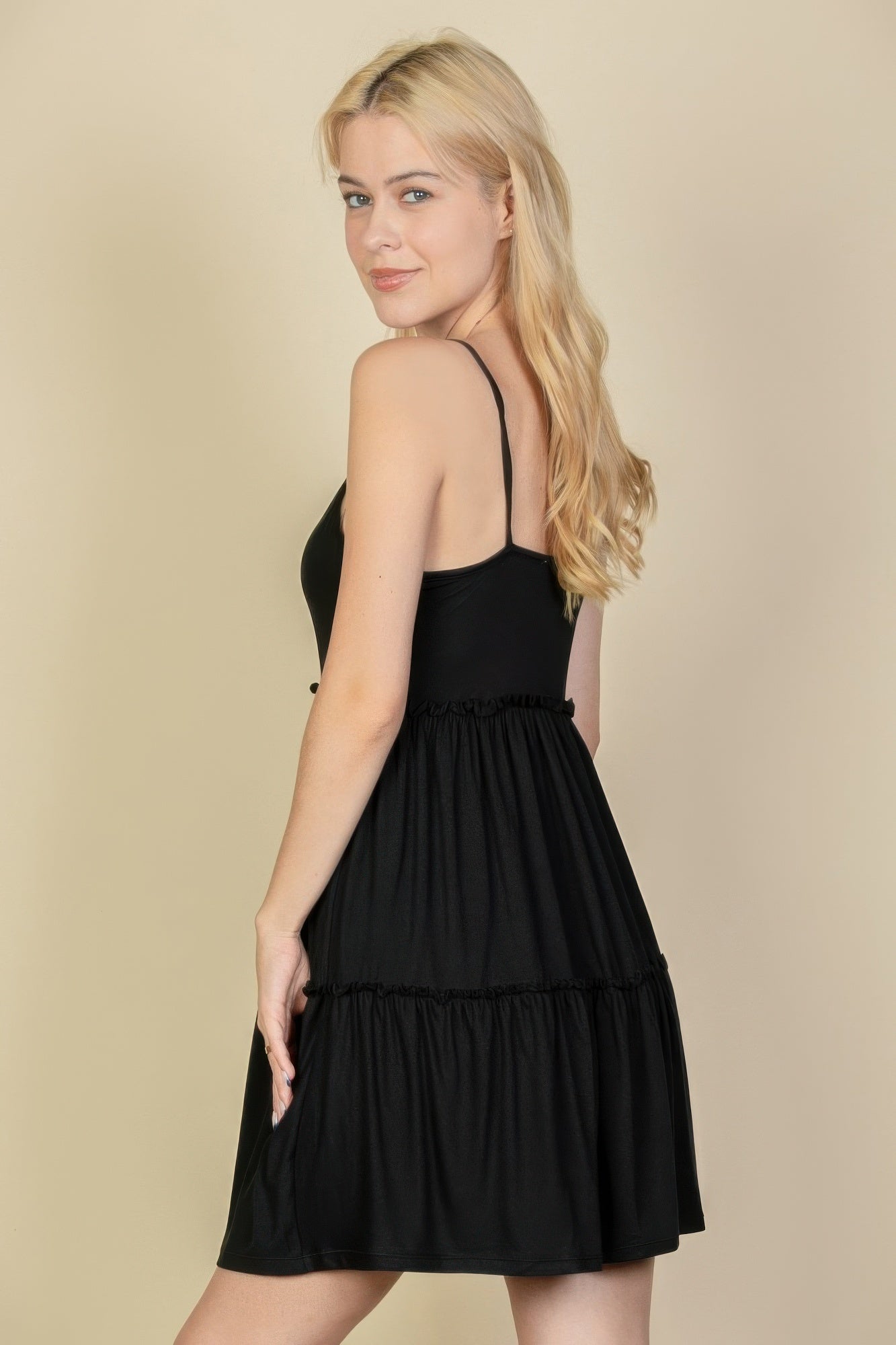 Tiered Cami Swing Dress - That Janis Style