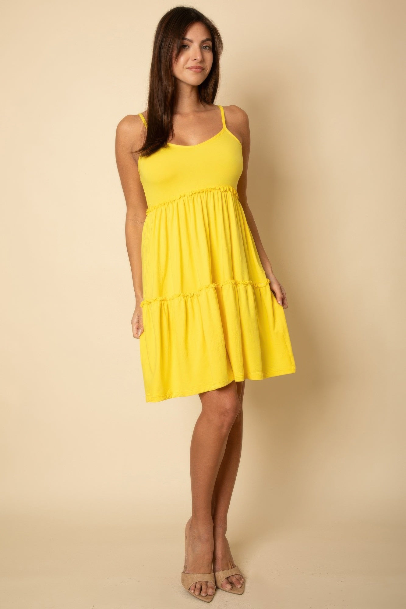Tiered Cami Swing Dress - That Janis Style
