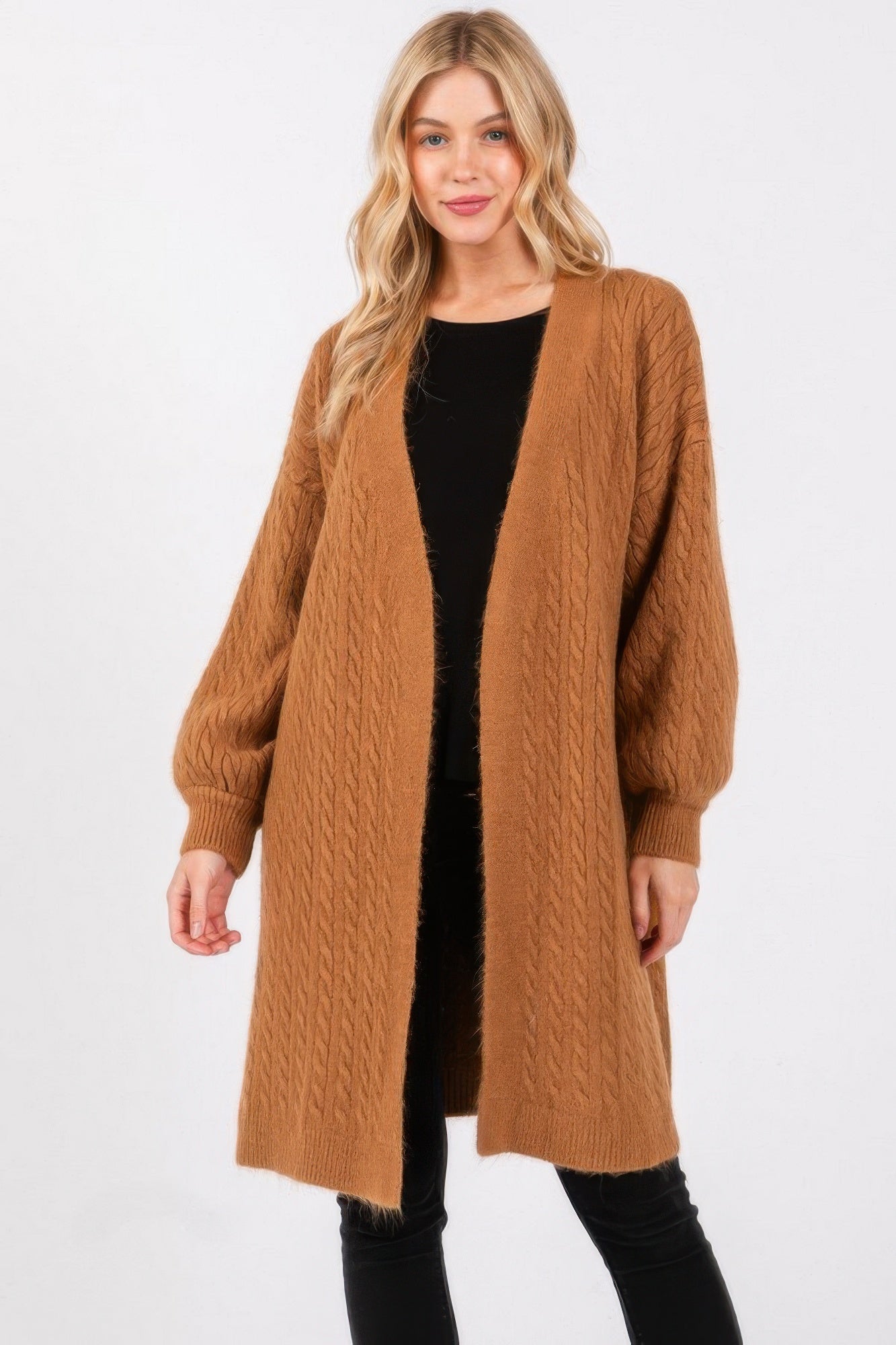 Cable Knit Cardigan - That Janis Style