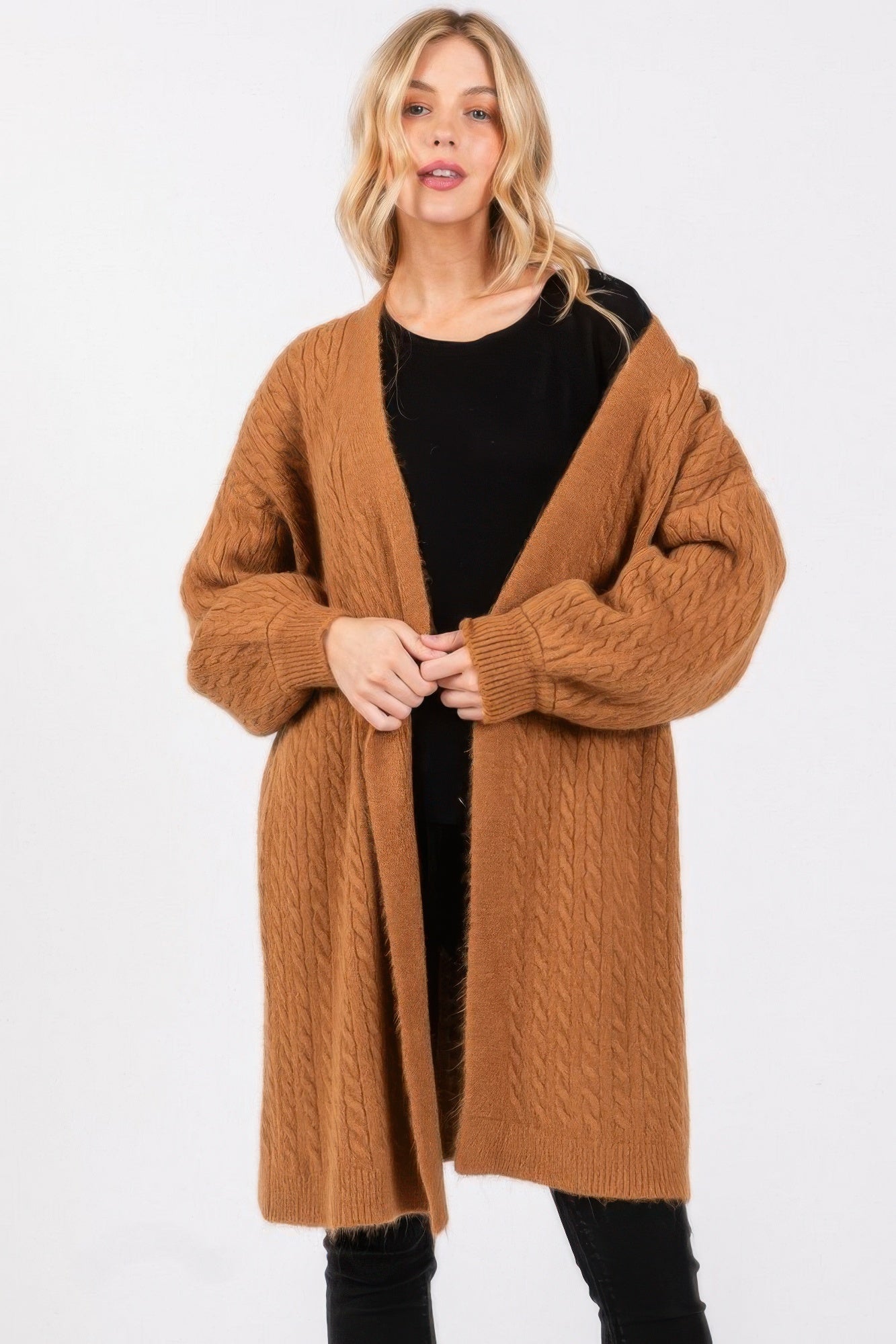 Cable Knit Cardigan - That Janis Style