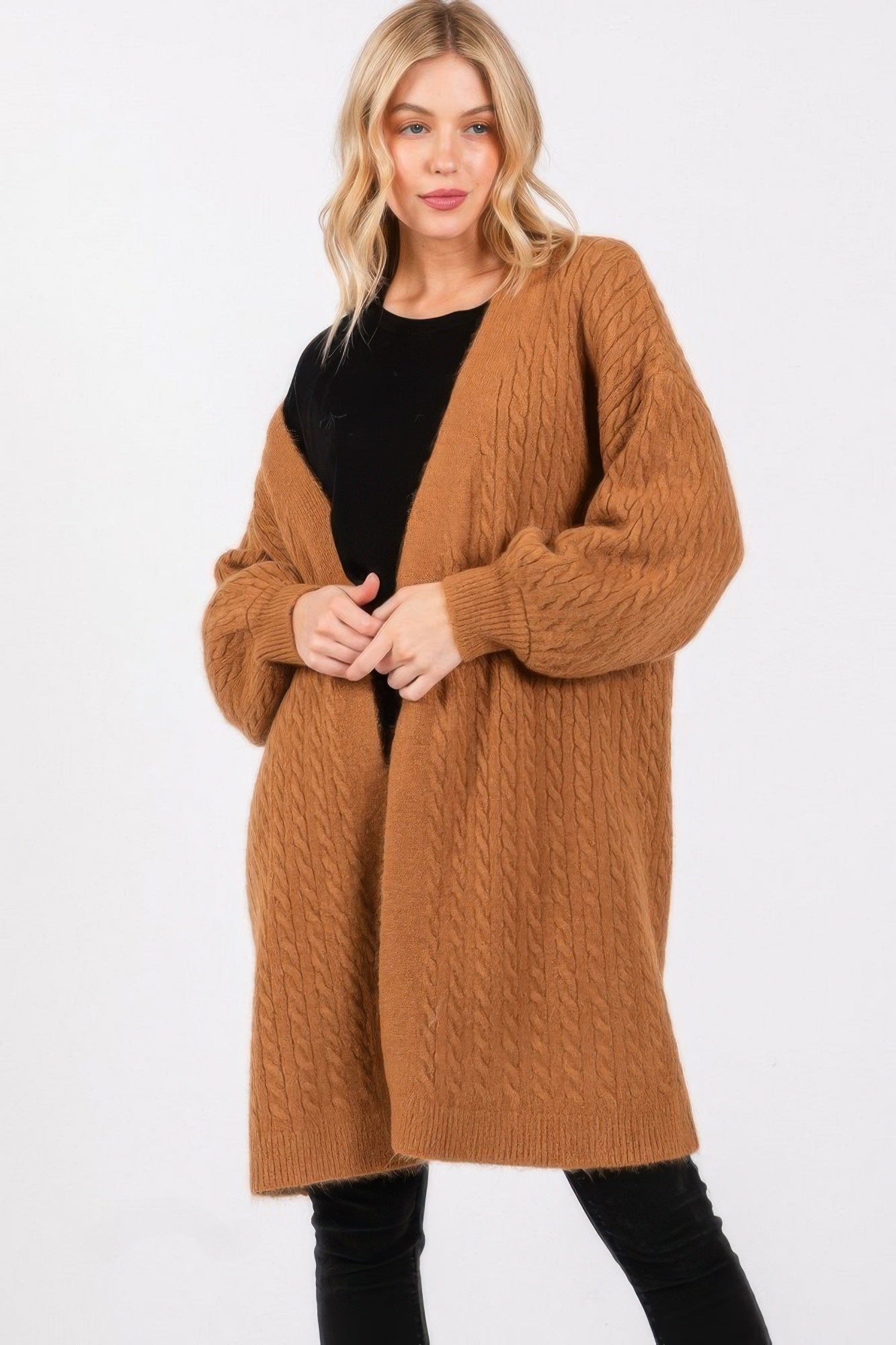 Cable Knit Cardigan - That Janis Style