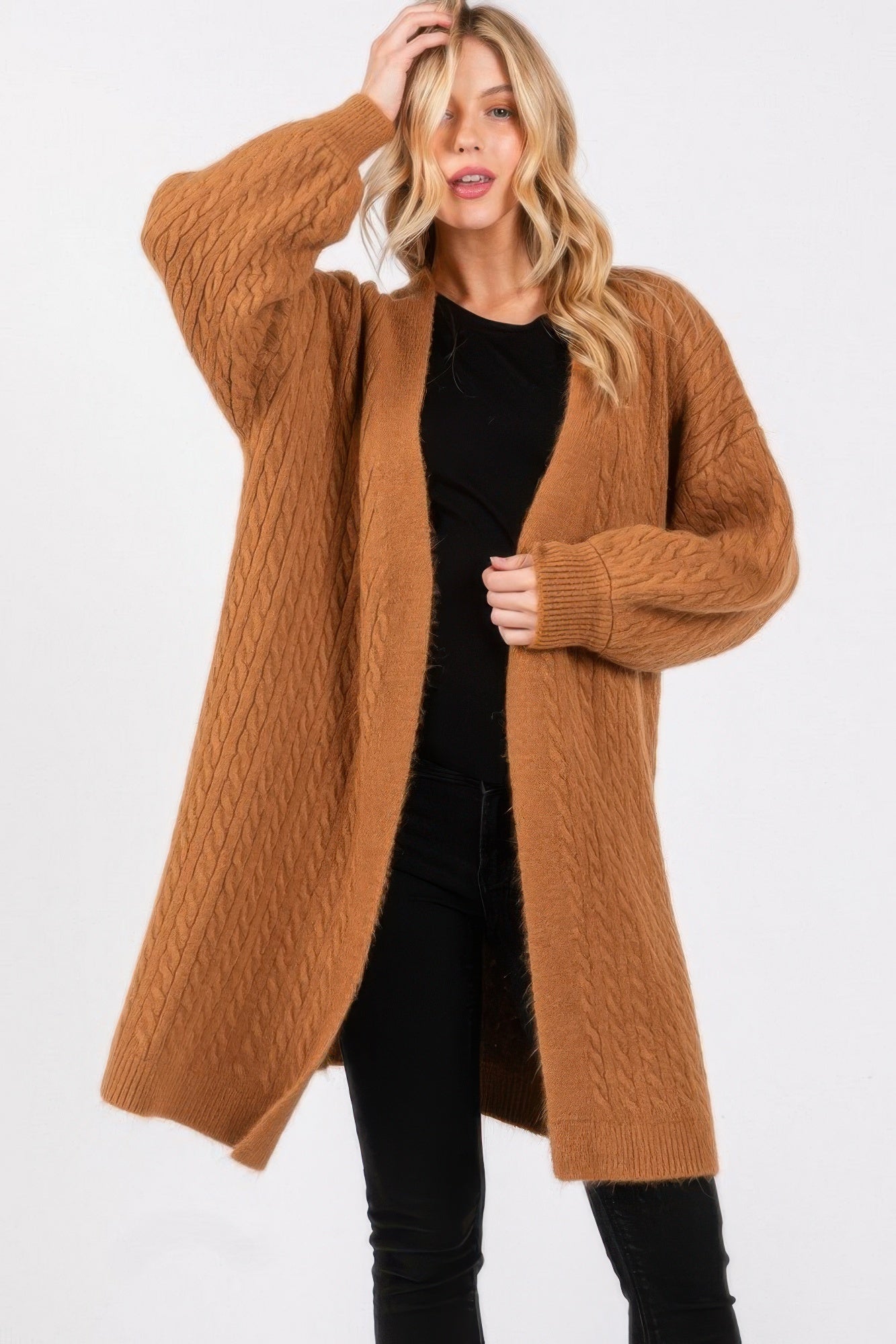 Cable Knit Cardigan - That Janis Style