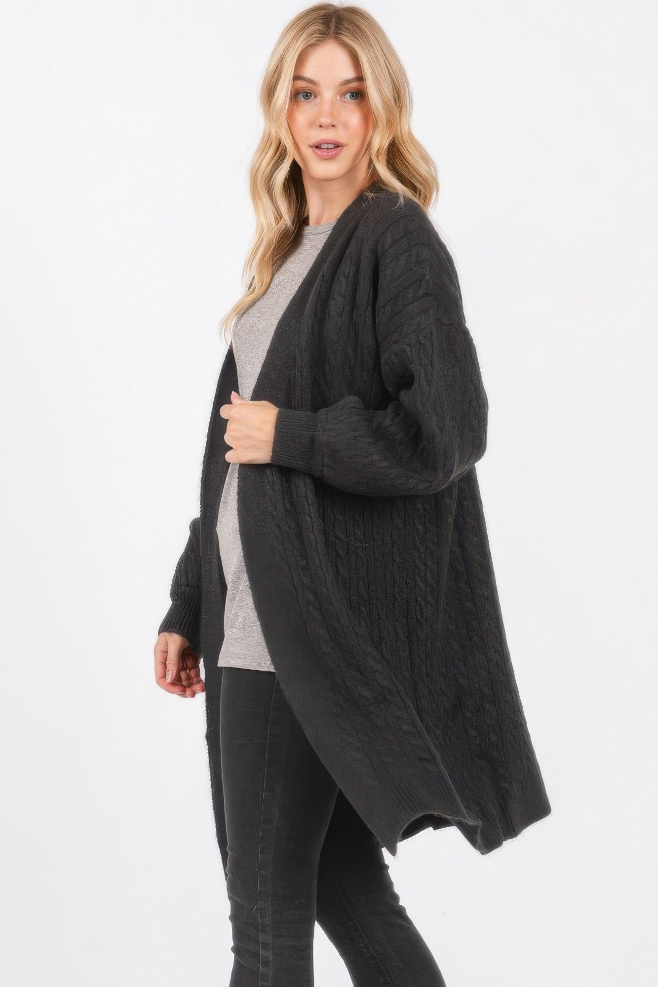 Cable Knit Cardigan - That Janis Style