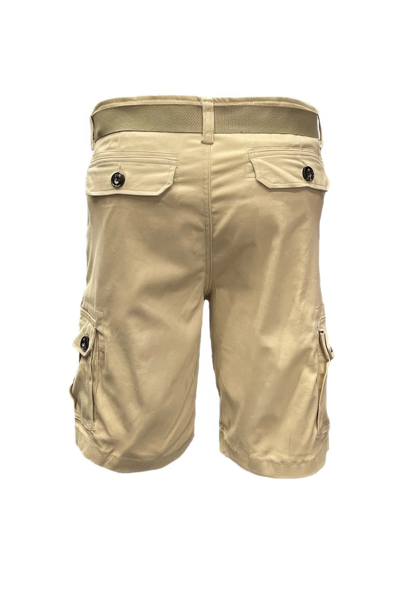Mens Belted Cargo Shorts With Pockets - That Janis Style