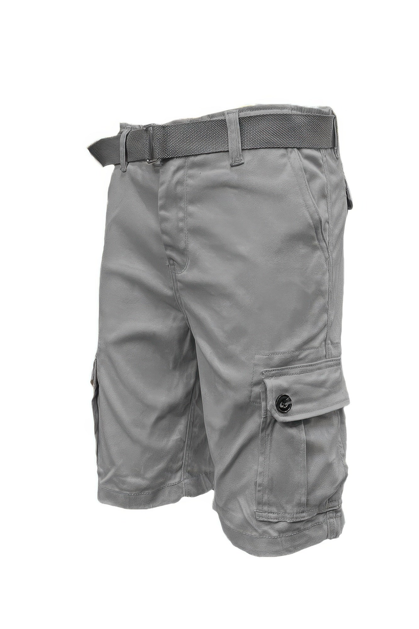 Mens Belted Cargo Shorts With Pockets - That Janis Style