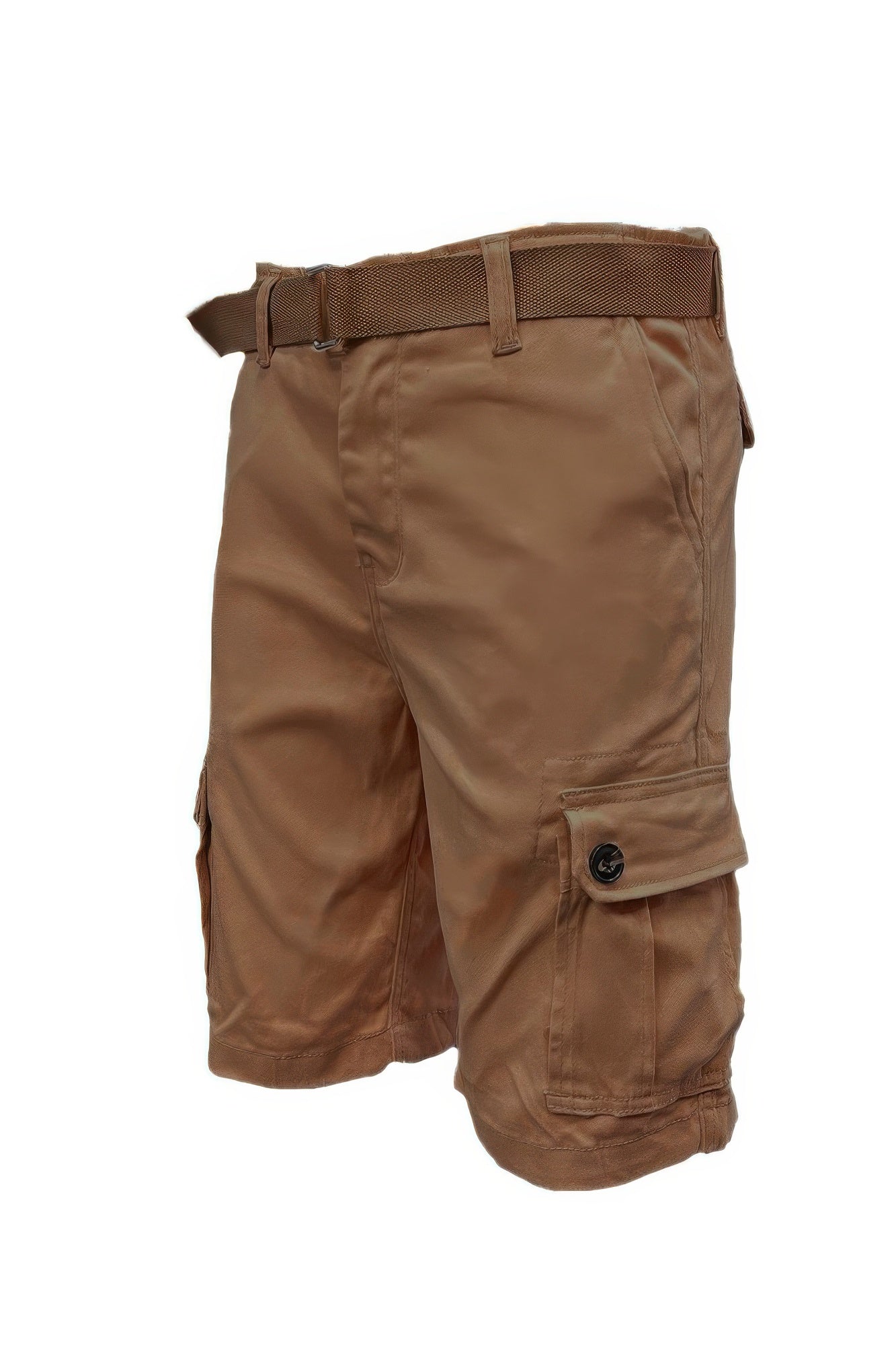 Mens Belted Cargo Shorts With Pockets - That Janis Style