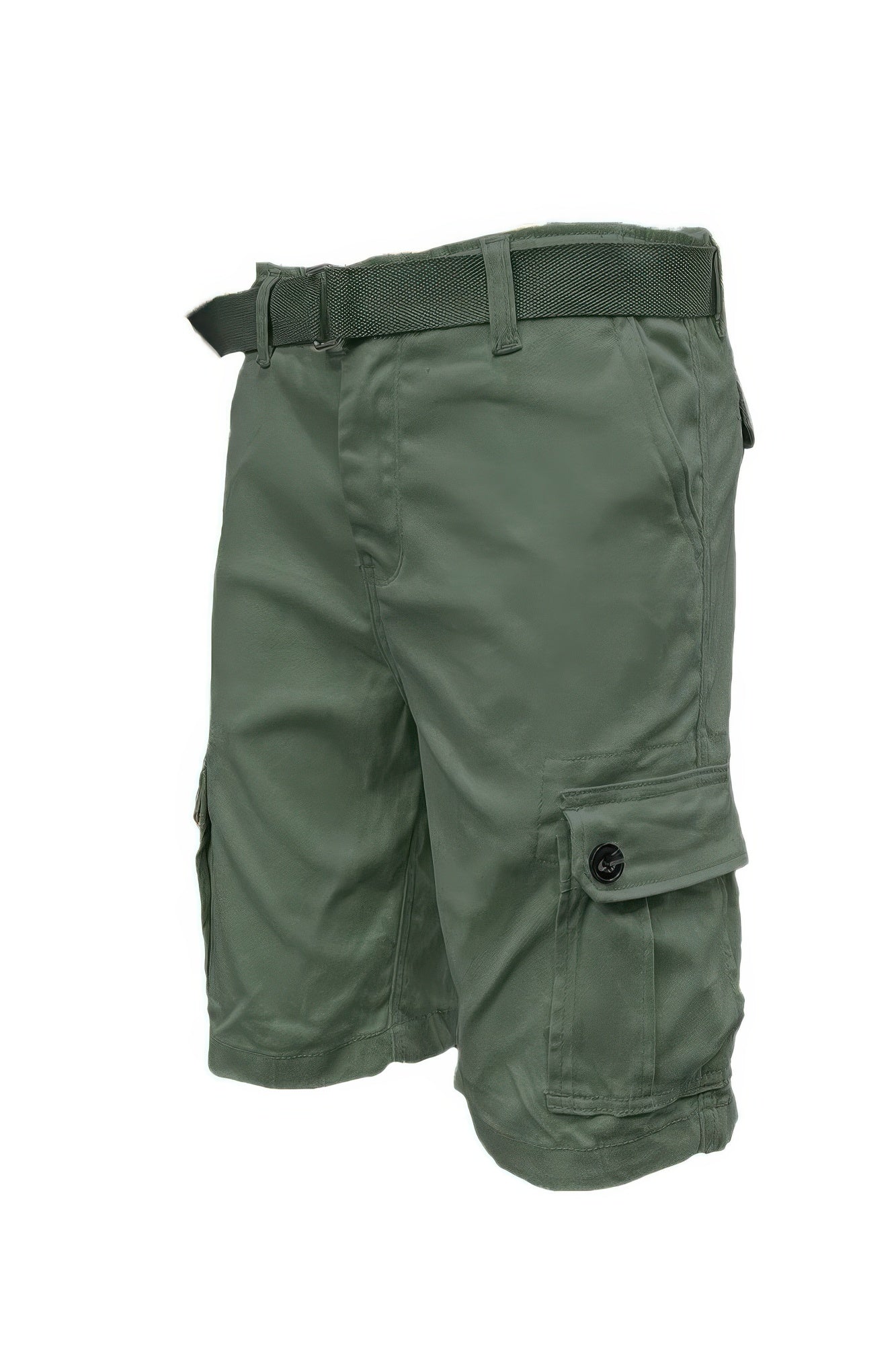 Mens Belted Cargo Shorts With Pockets - That Janis Style