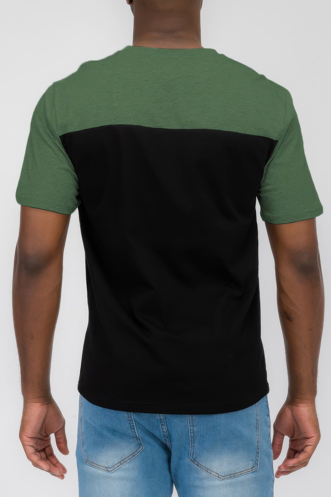 Mens Color Block Short Sleeve Tshirt - That Janis Style