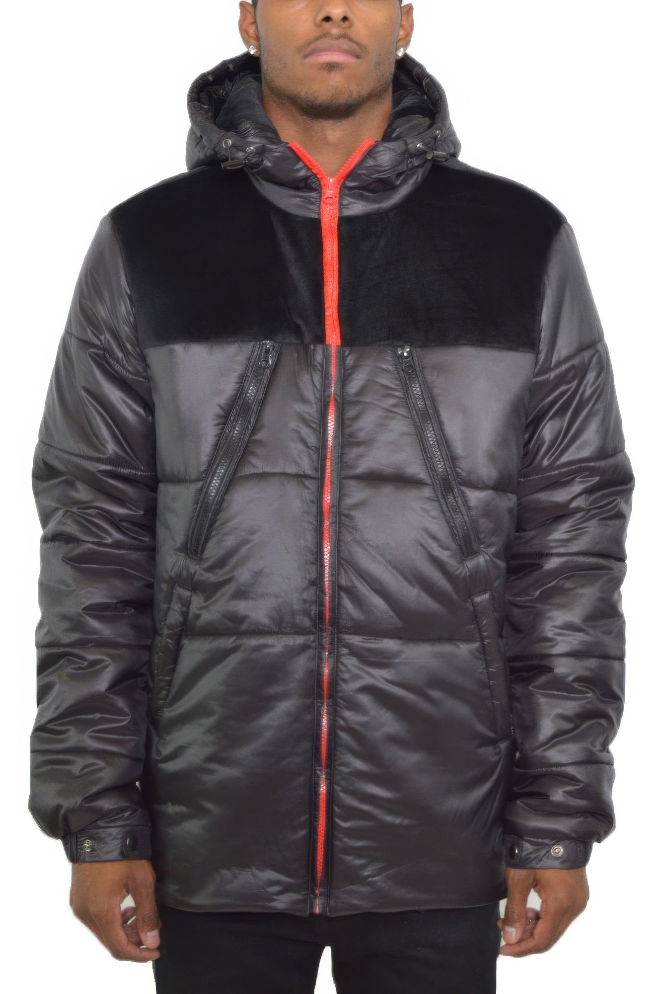 Mens Padded Buffle Puffer Jacket - That Janis Style