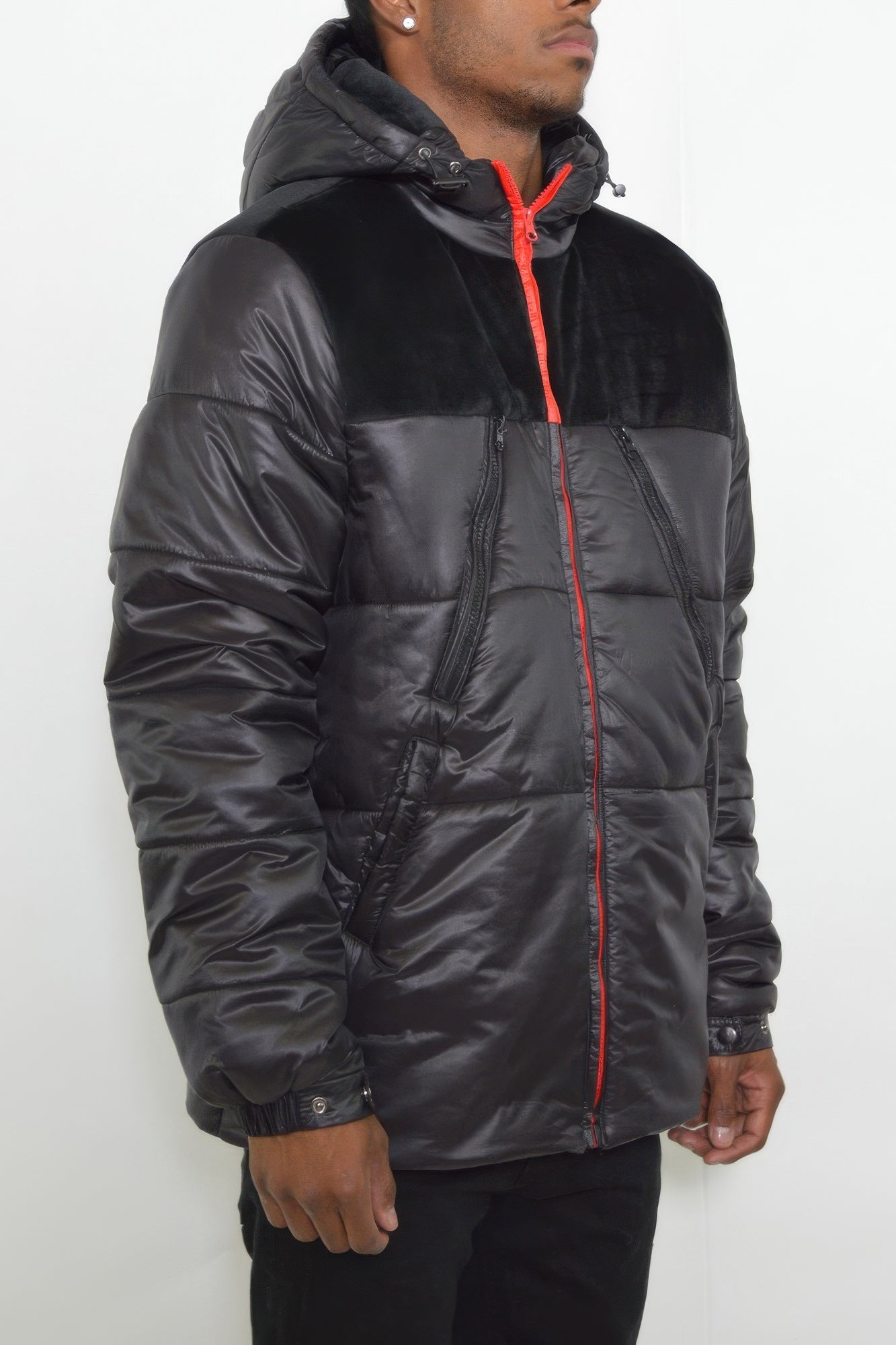 Mens Padded Buffle Puffer Jacket - That Janis Style