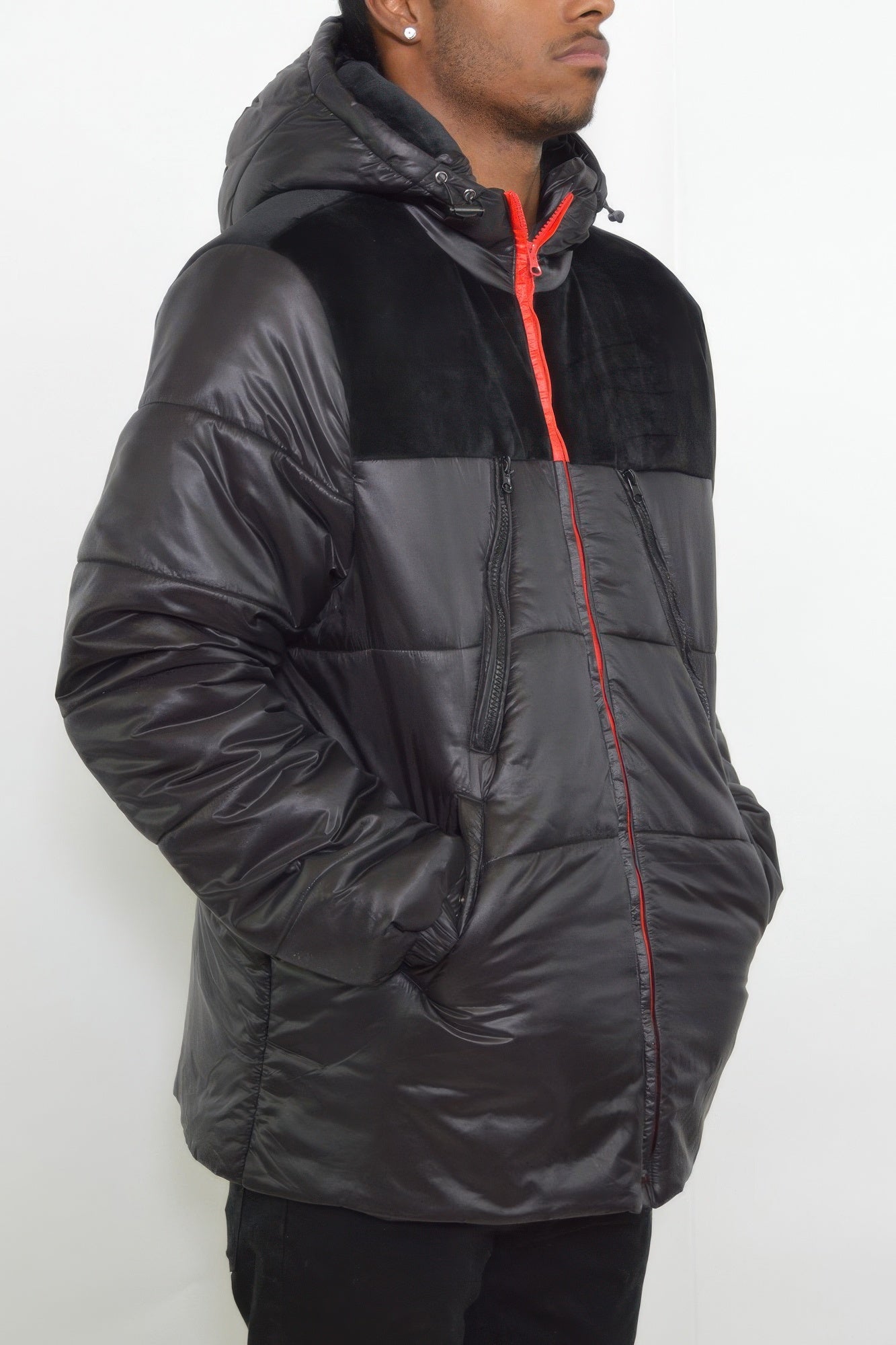 Mens Padded Buffle Puffer Jacket - That Janis Style