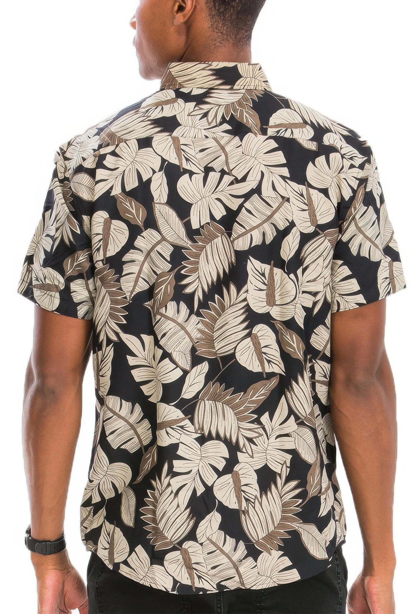 Hawaiian Print Button Down Shirt - That Janis Style