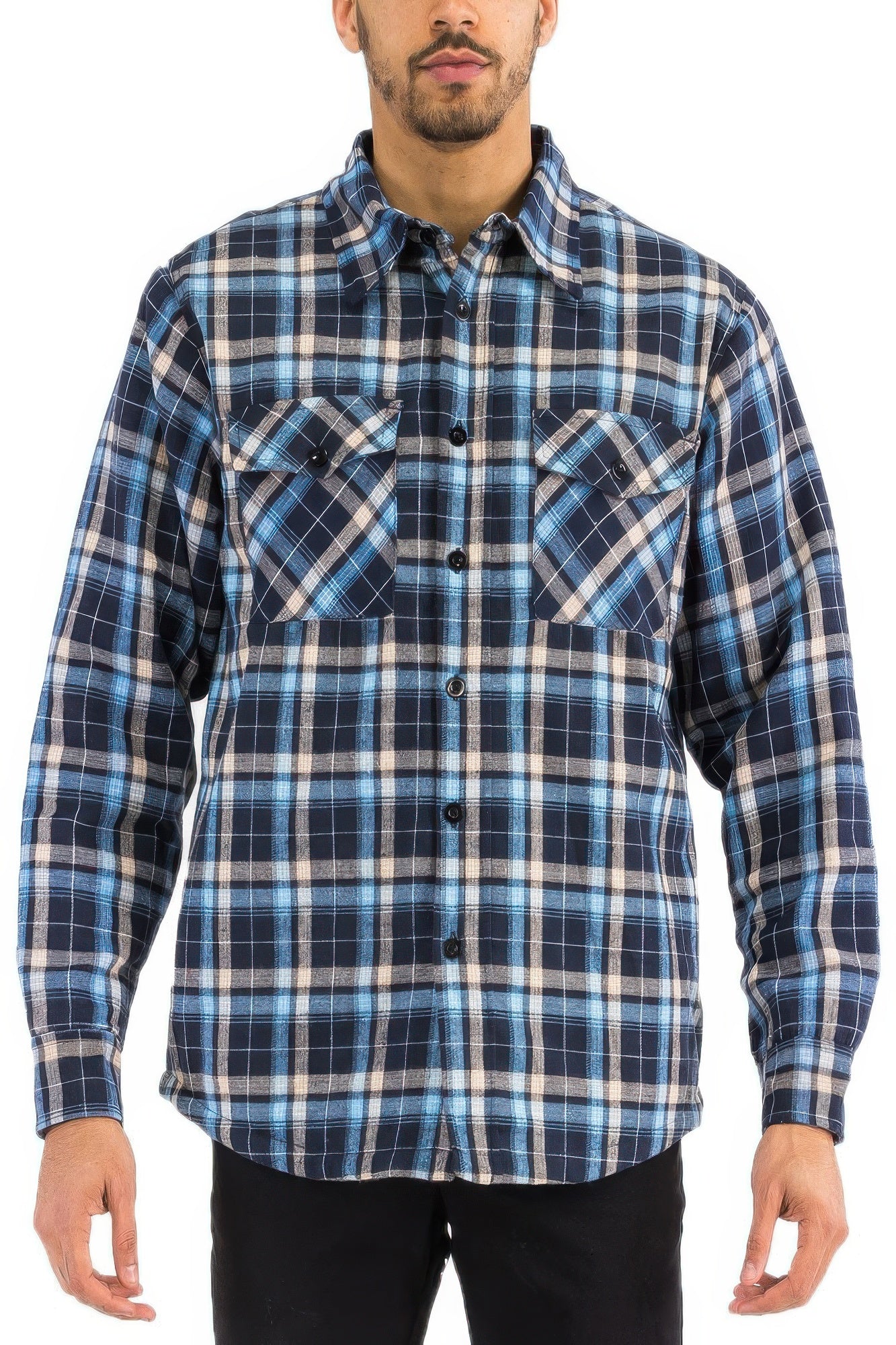 Mens Quilted Padded Flannel - That Janis Style