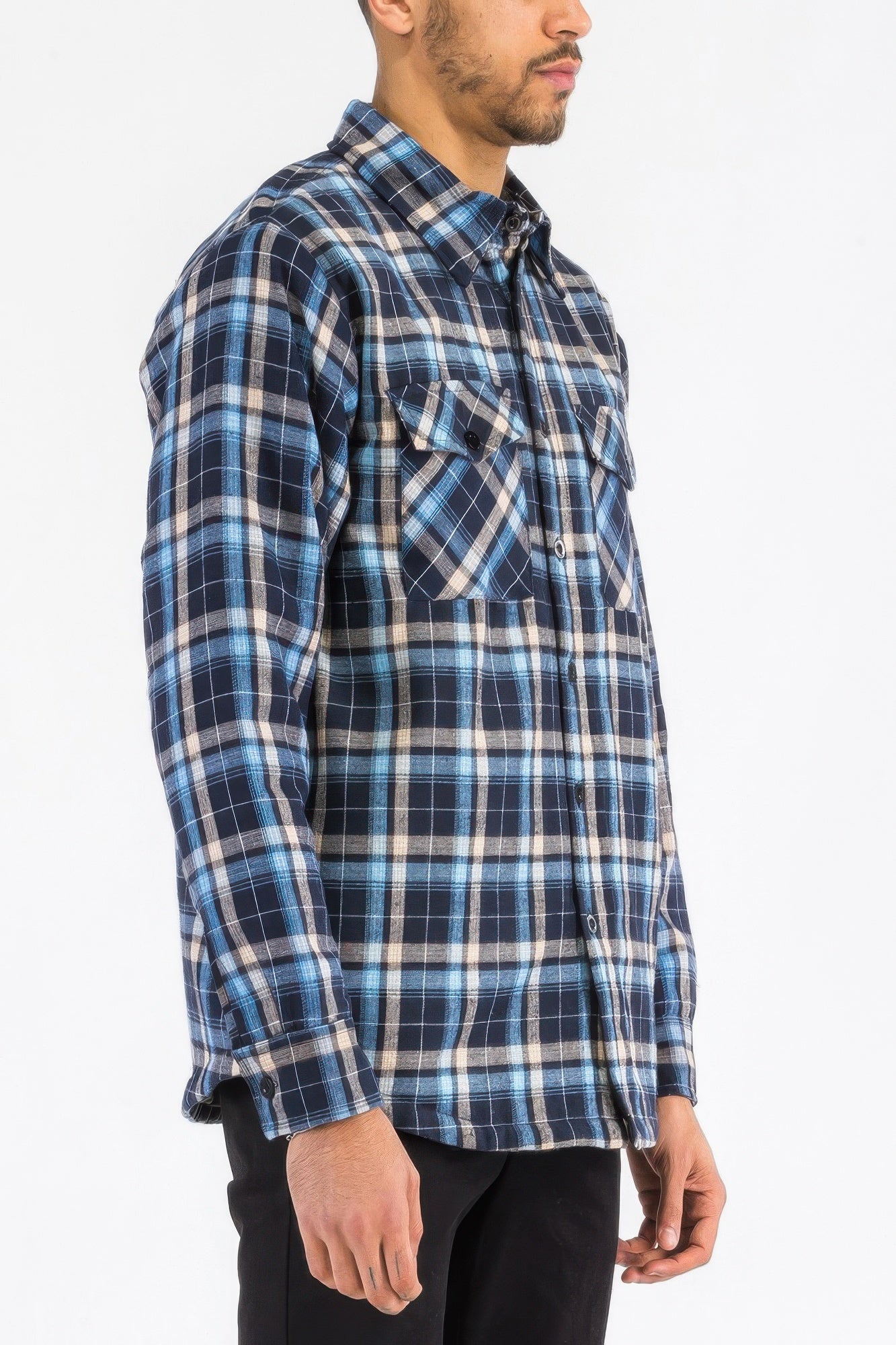 Mens Quilted Padded Flannel - That Janis Style