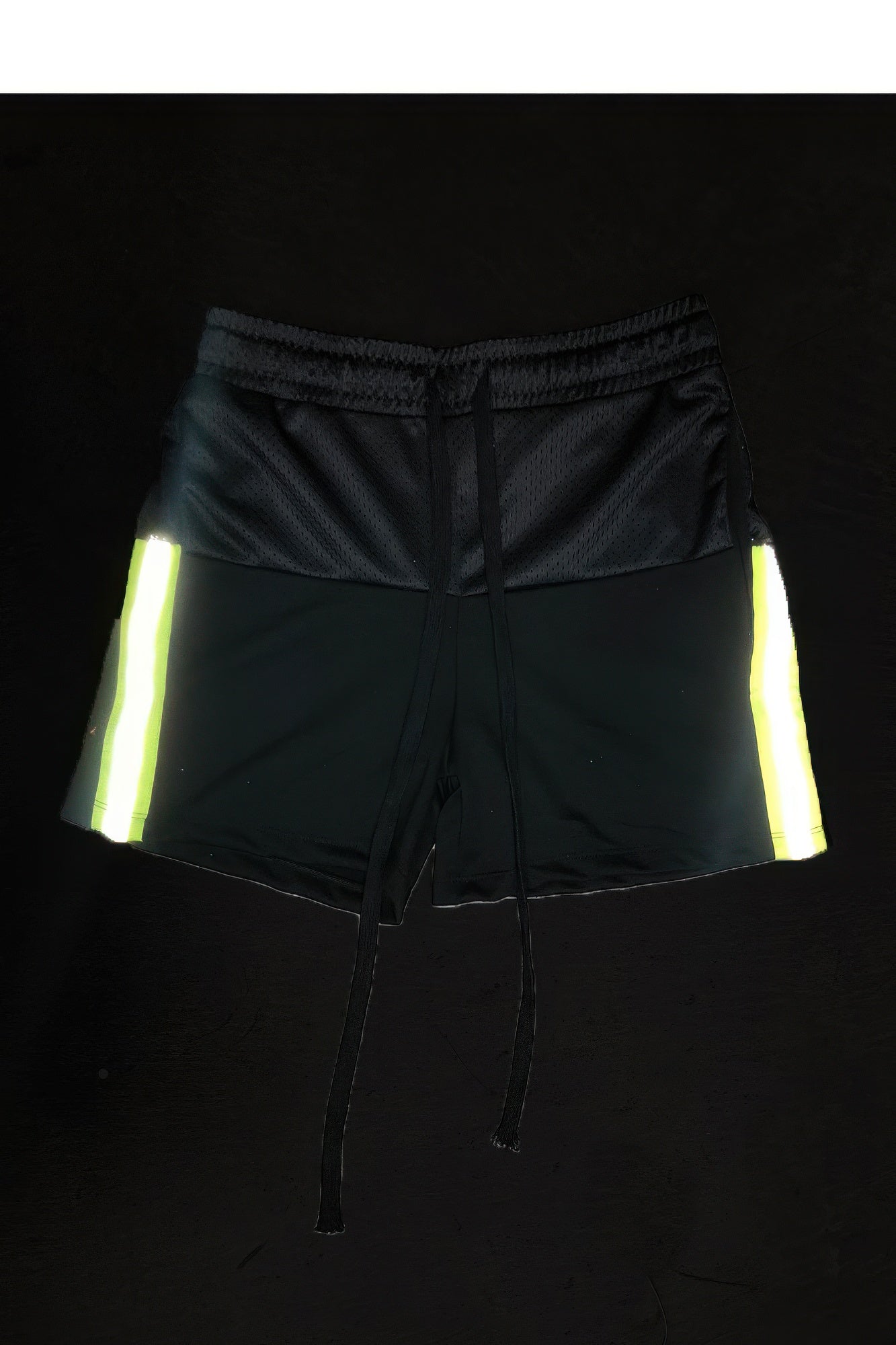 Reflective Half Mesh With Lining Shorts - That Janis Style