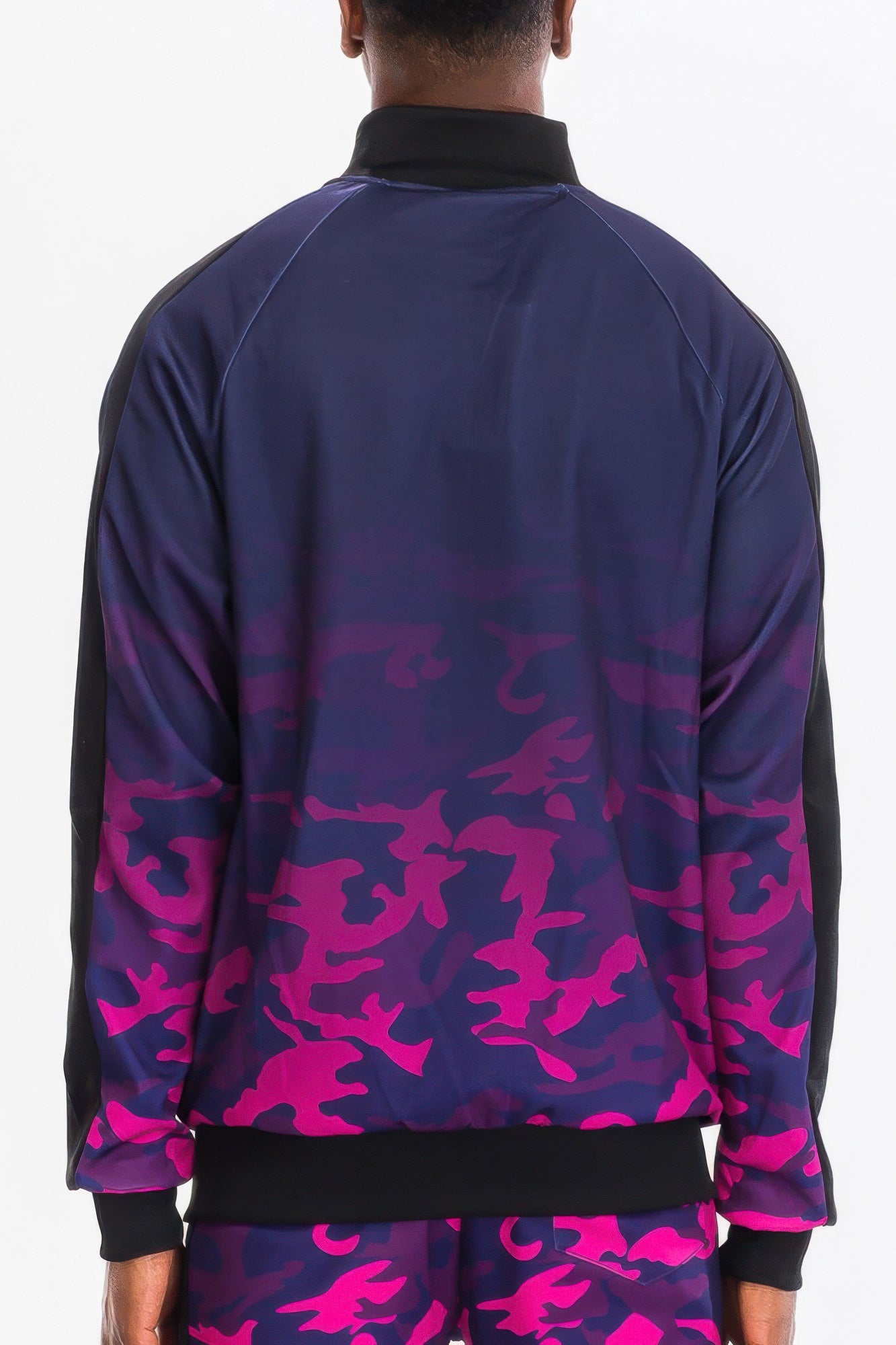 Mens Camo Ombre Track Jacket - That Janis Style