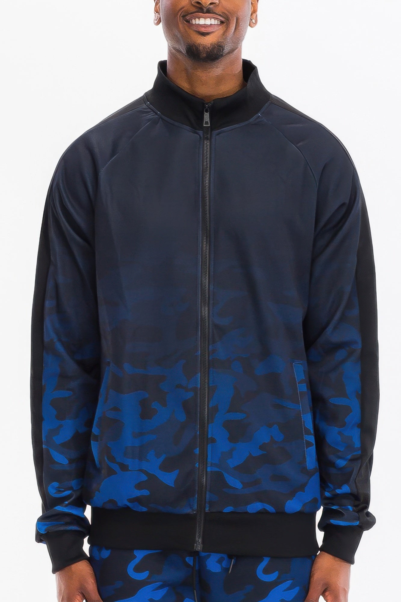 Mens Camo Ombre Track Jacket - That Janis Style