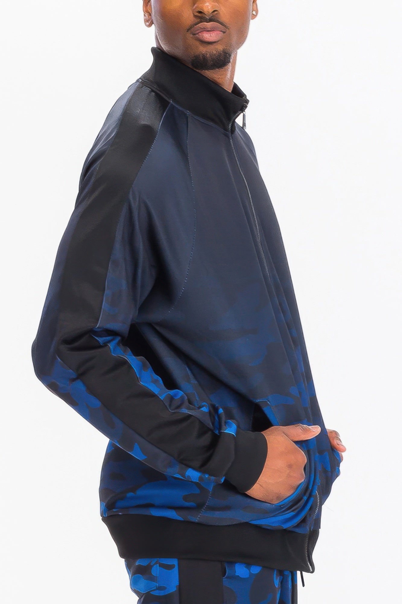 Mens Camo Ombre Track Jacket - That Janis Style