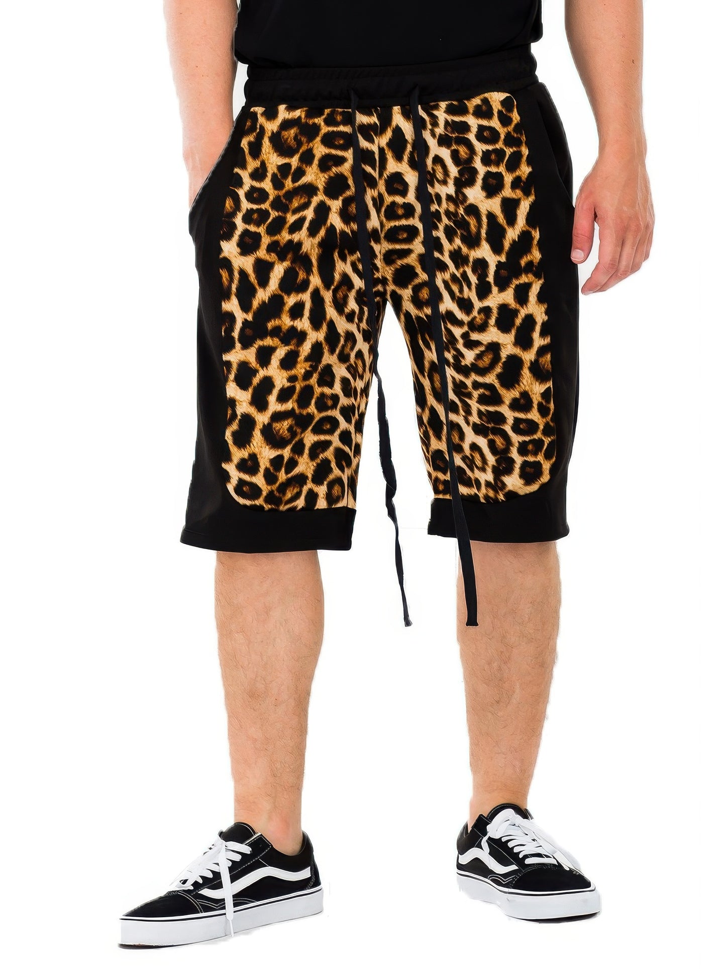 Cheetah Contrast Shorts - That Janis Style