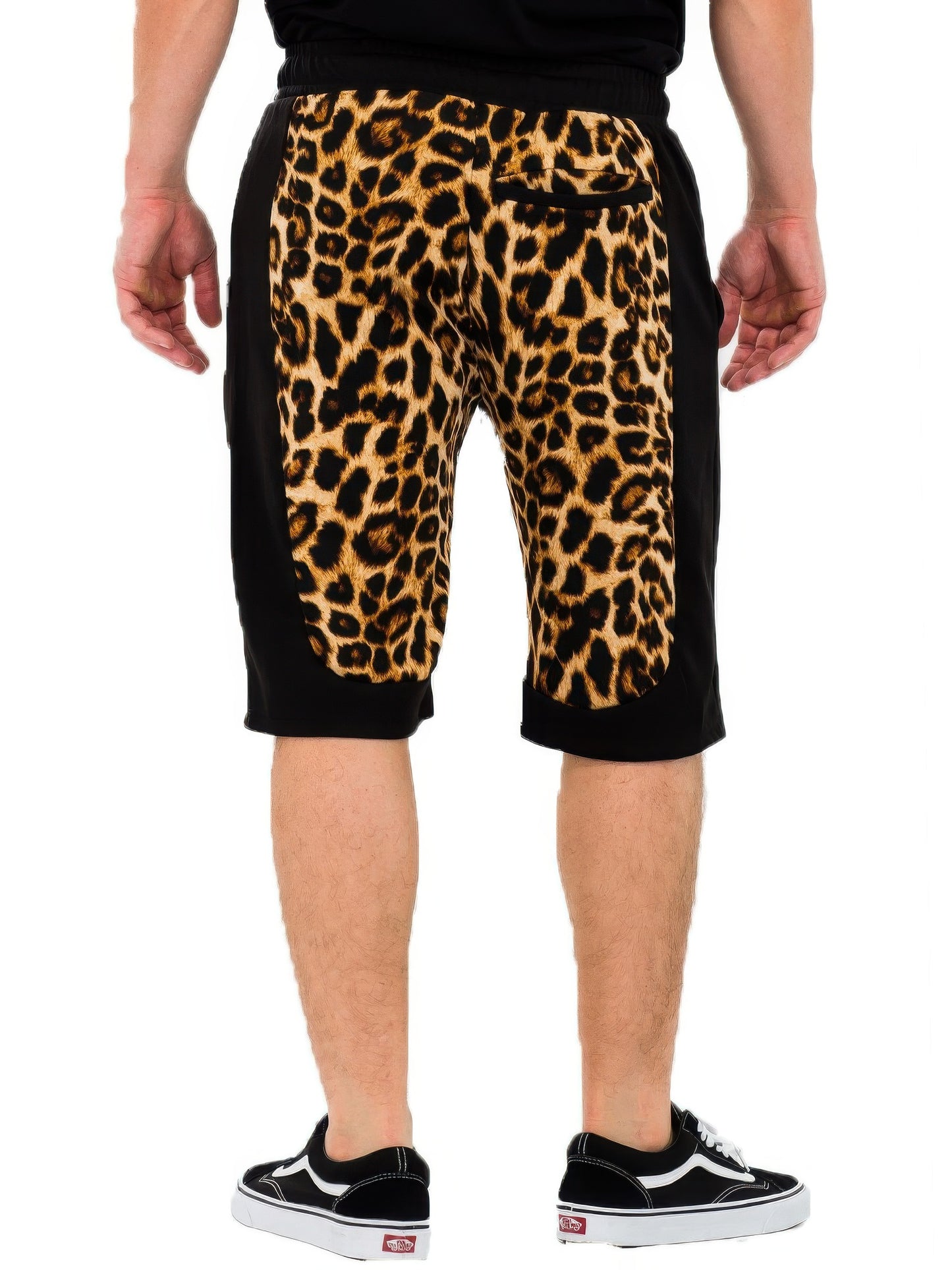 Cheetah Contrast Shorts - That Janis Style
