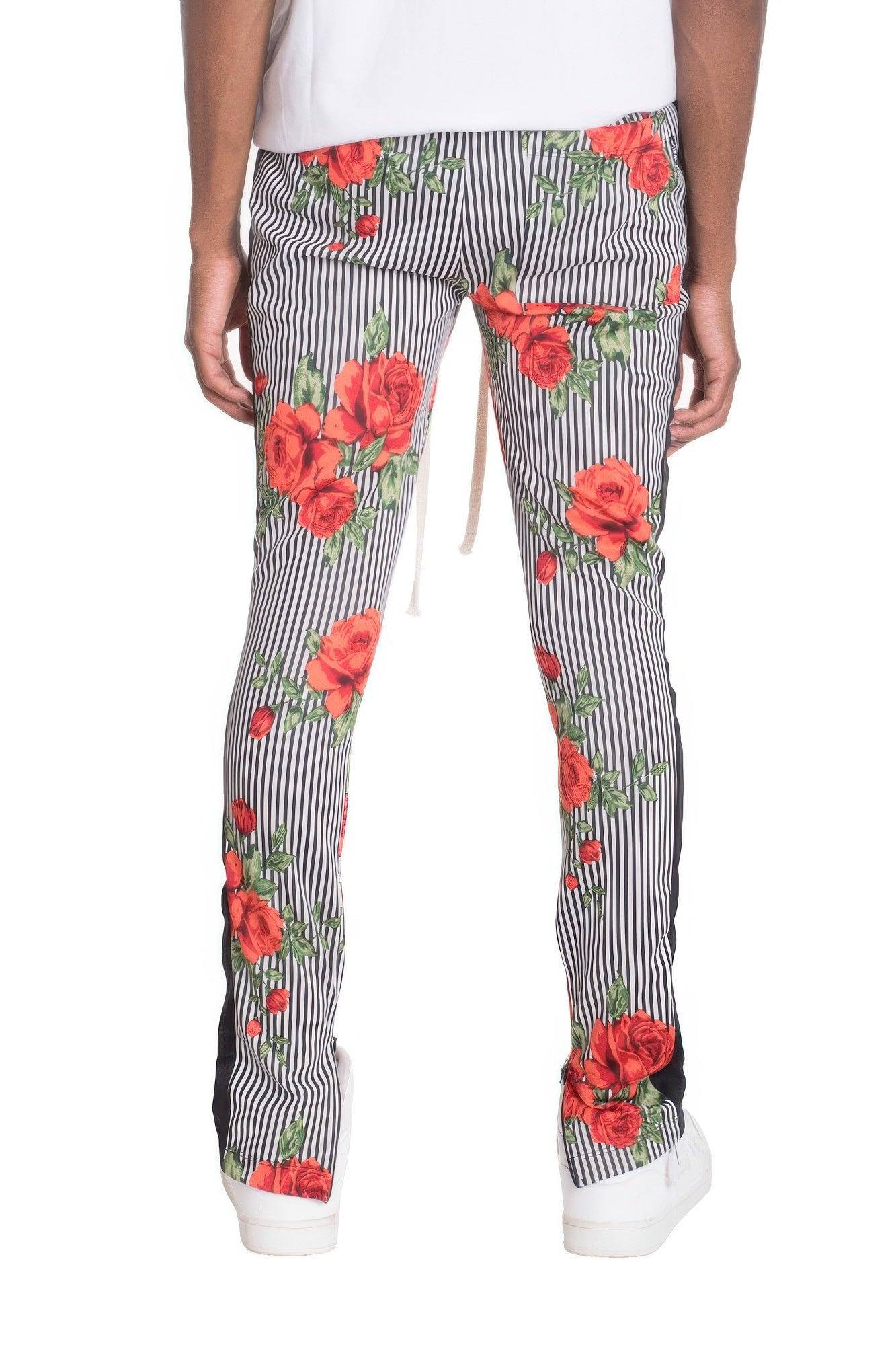 Flower Stripes Track Pants - That Janis Style