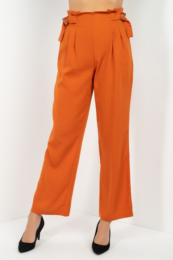 High Waist Paperbag Wide Pants - That Janis Style