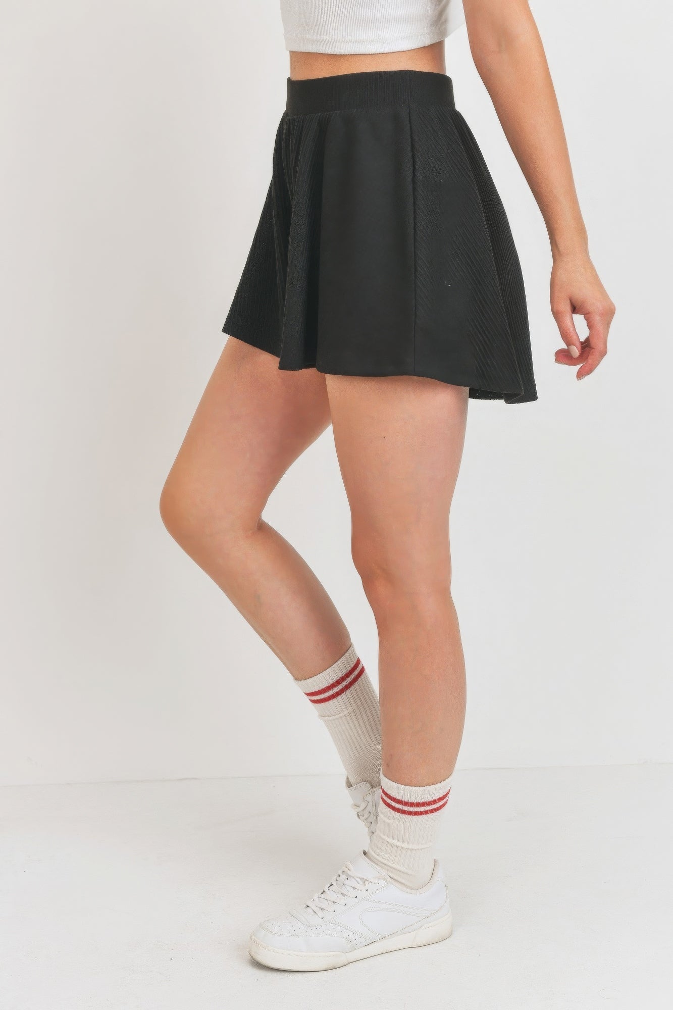 Flounce Shorts Micro Waffle - That Janis Style