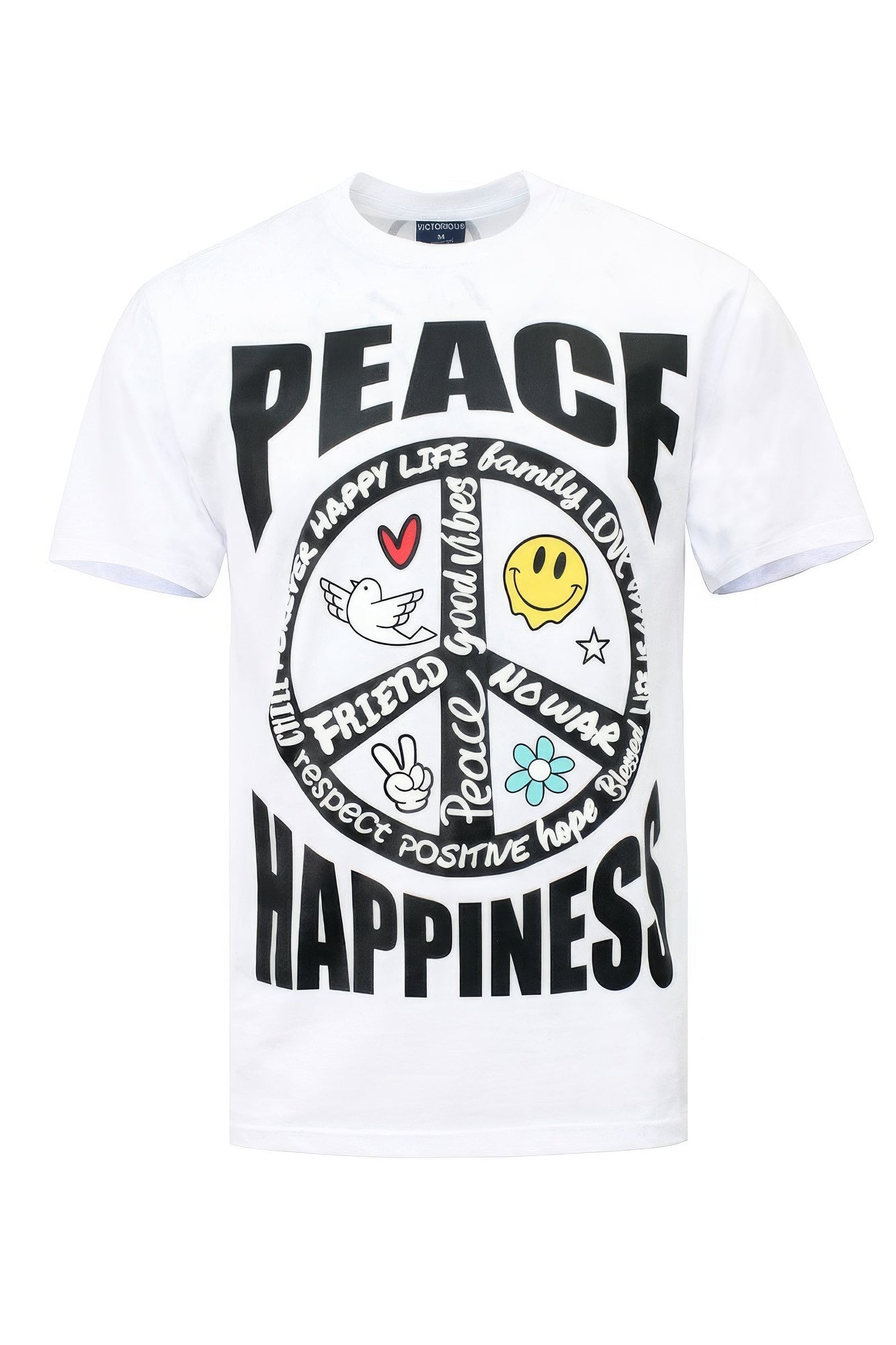 Peace Happiness T-shirts - That Janis Style