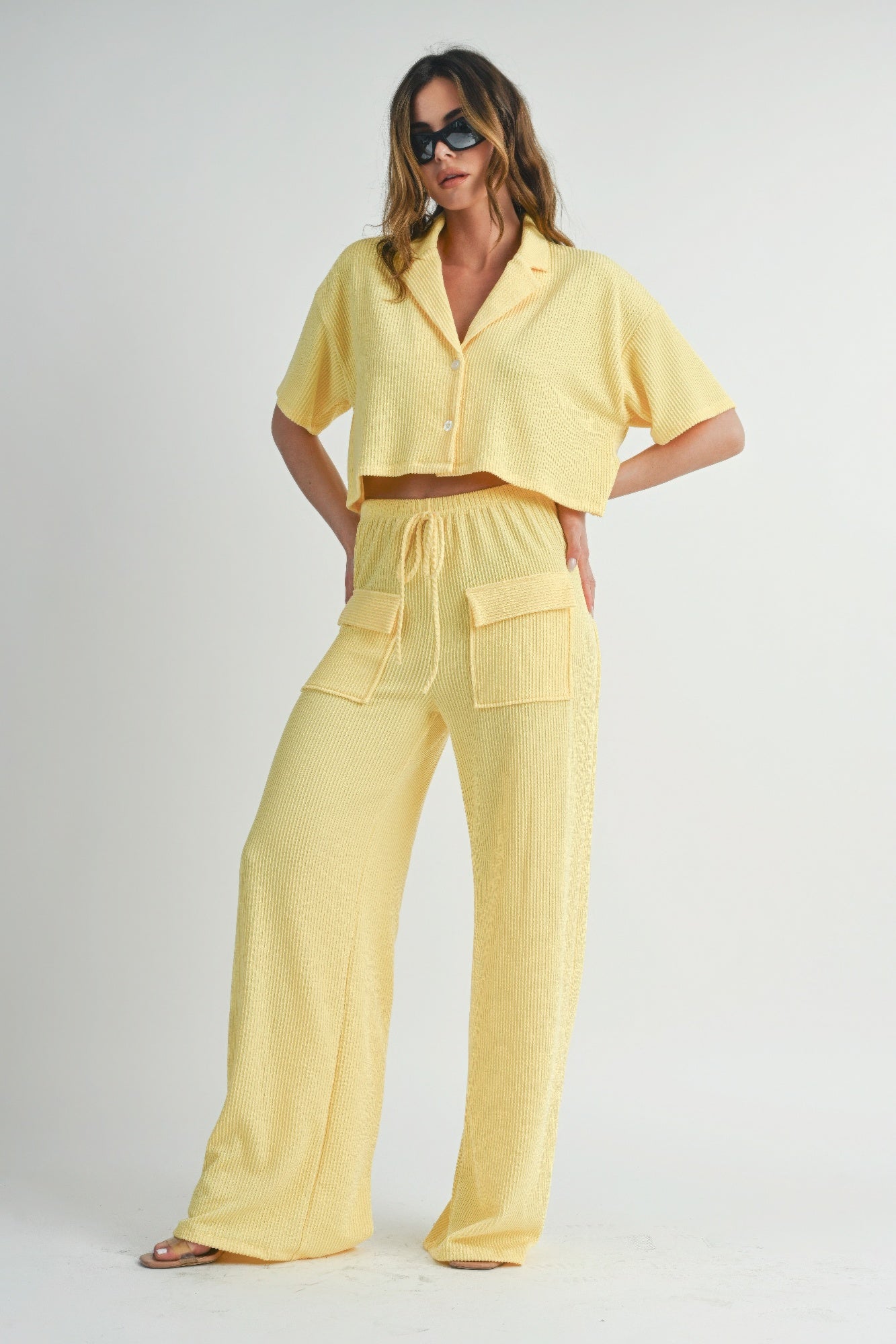 Button Up 2 Piece Set - That Janis Style