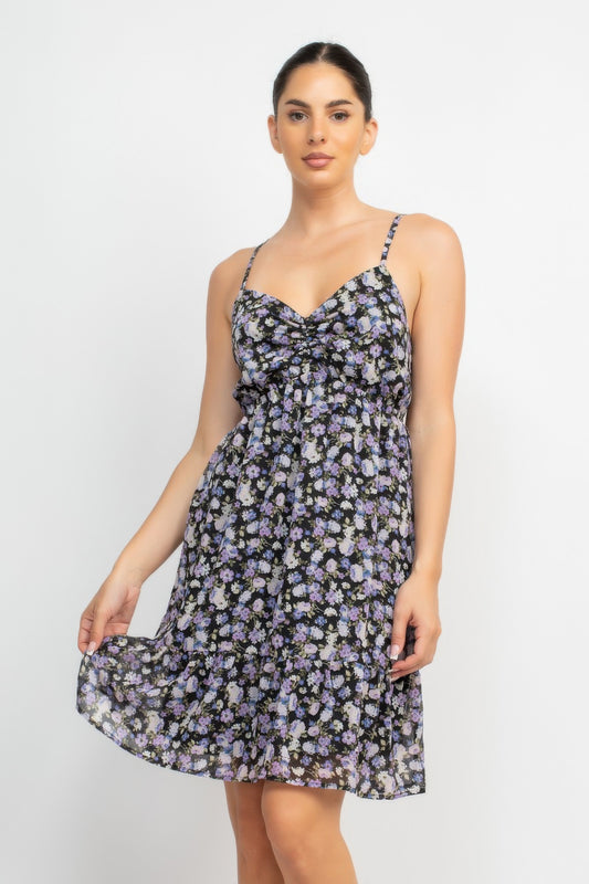 Double Strap Back Mini Dress - That Janis Style