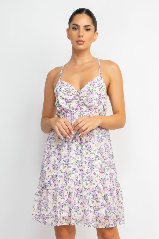 Double Strap Back Mini Dress - That Janis Style