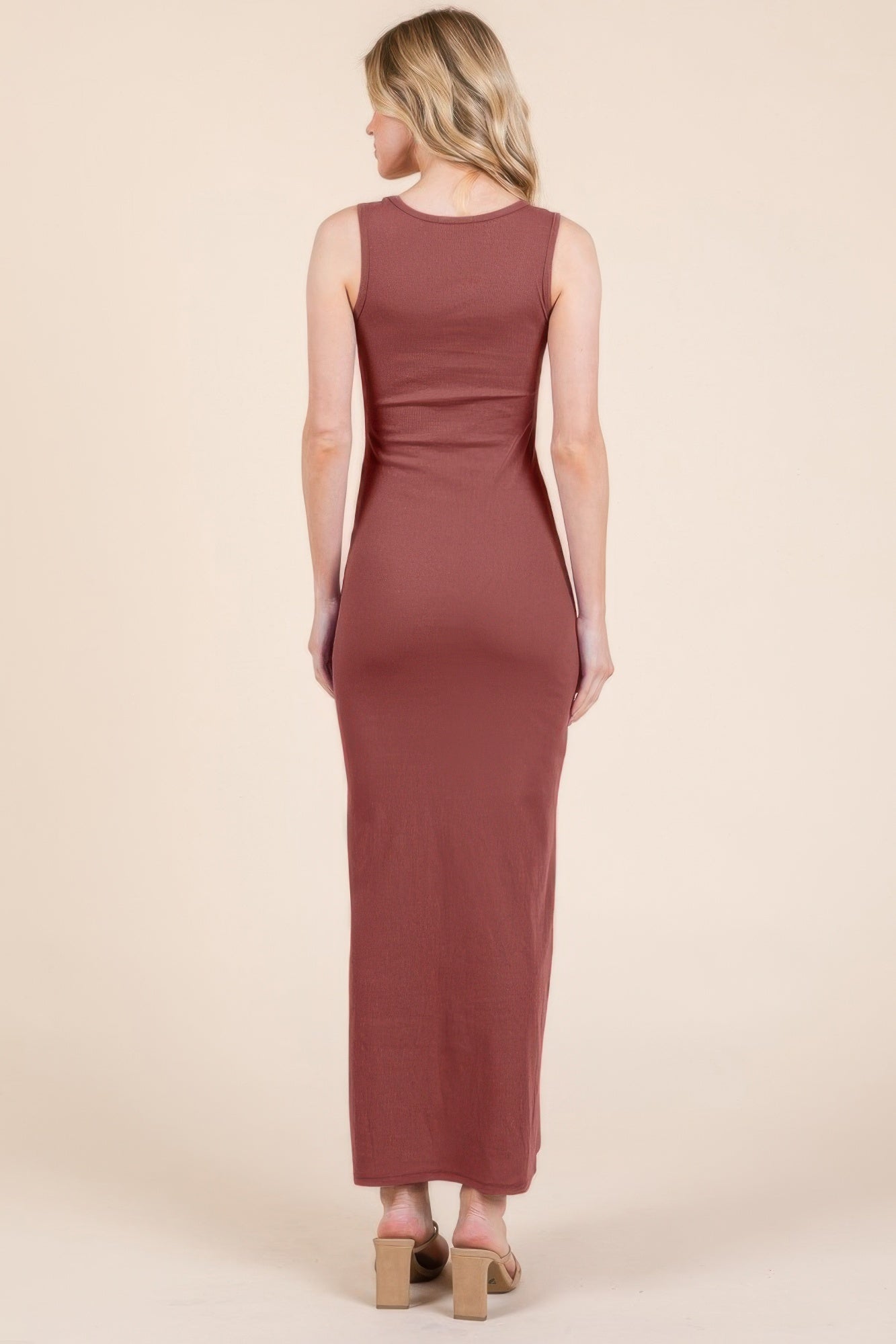 Sleeveless Rib Maxi Dress - That Janis Style