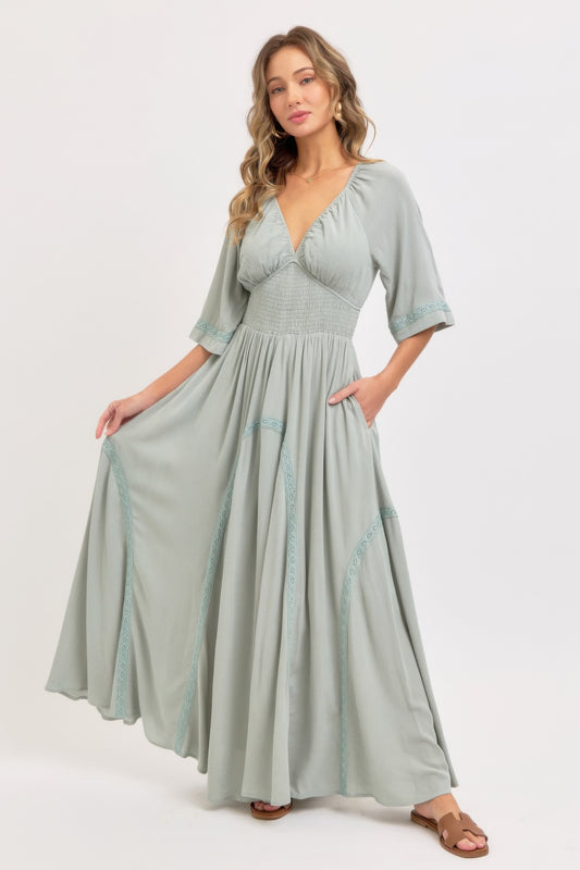 Romantic Flowy Maxi Dress - That Janis Style