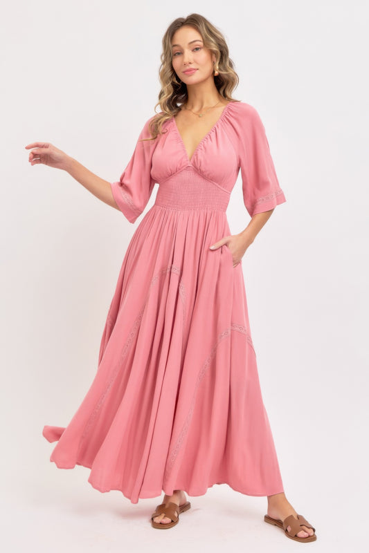 Romantic Flowy Maxi Dress - That Janis Style