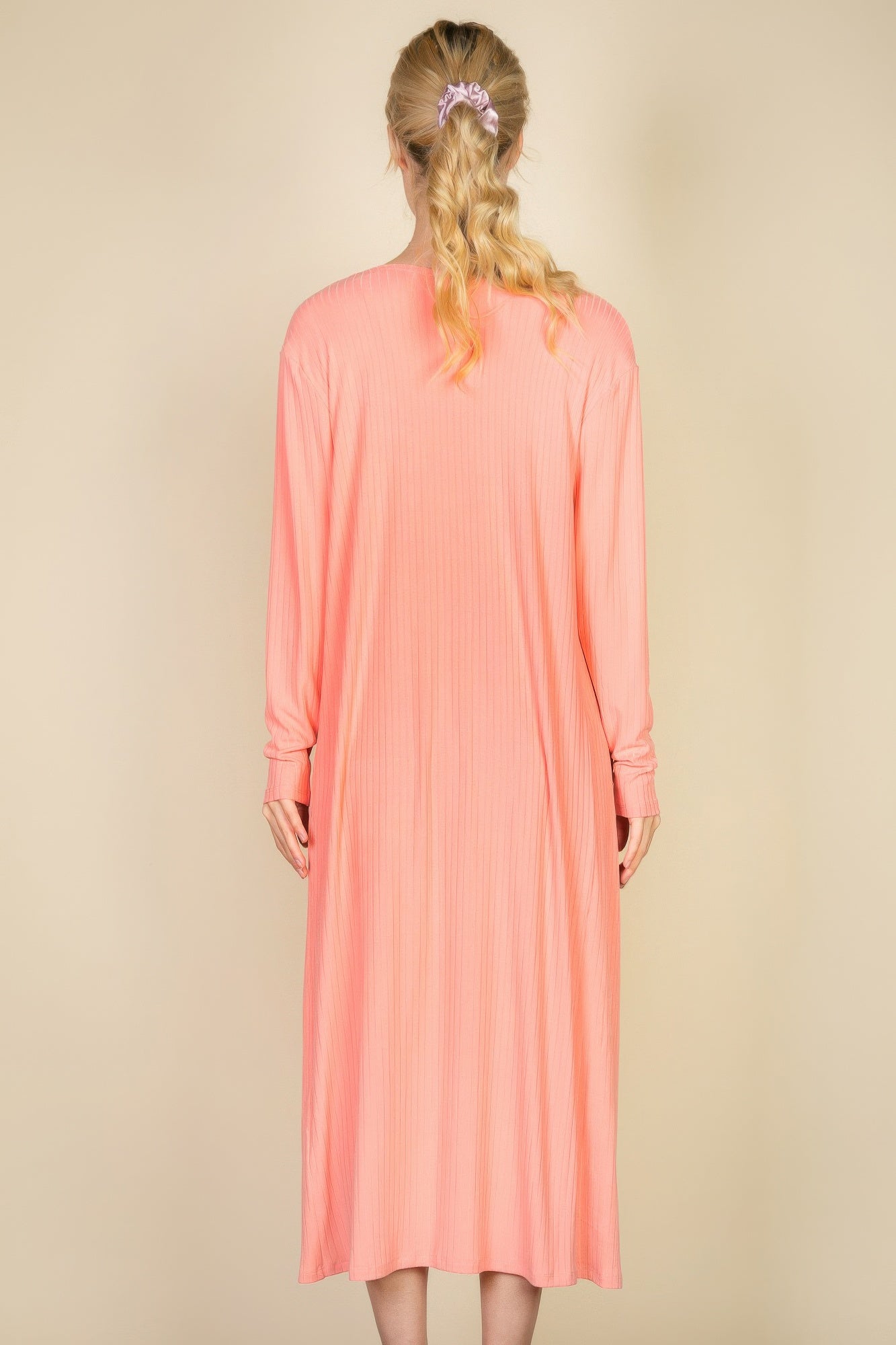 Ribbed Cardigan & Cami Midi Bodycon Dress - That Janis Style