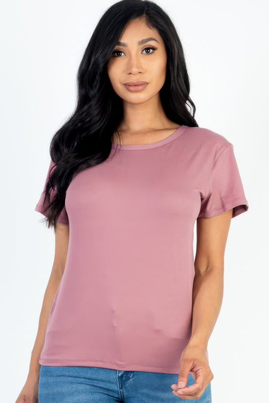 Basic Short Sleeve T-shirt - That Janis Style