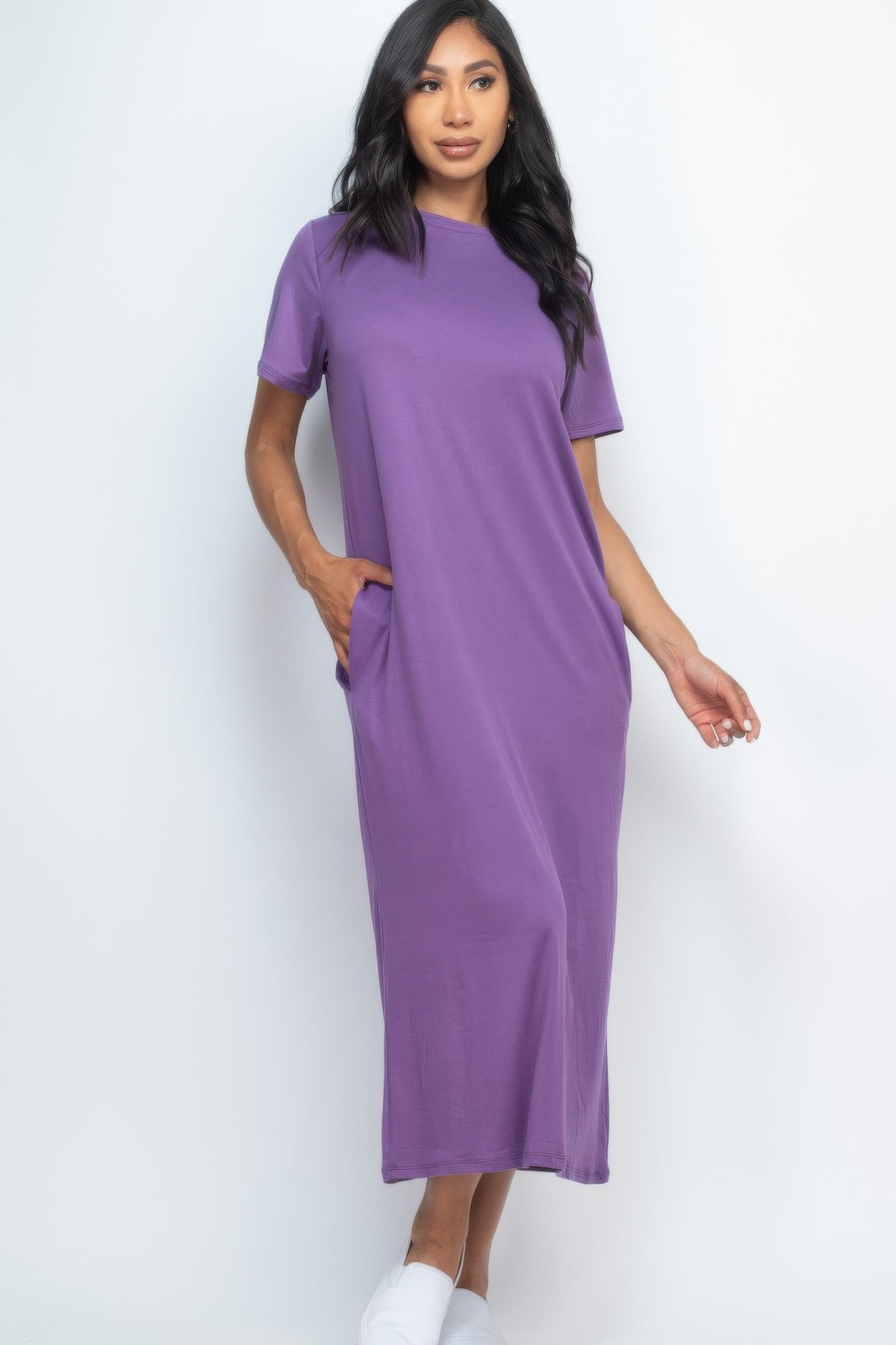 Side Pocket Tee Dress - That Janis Style