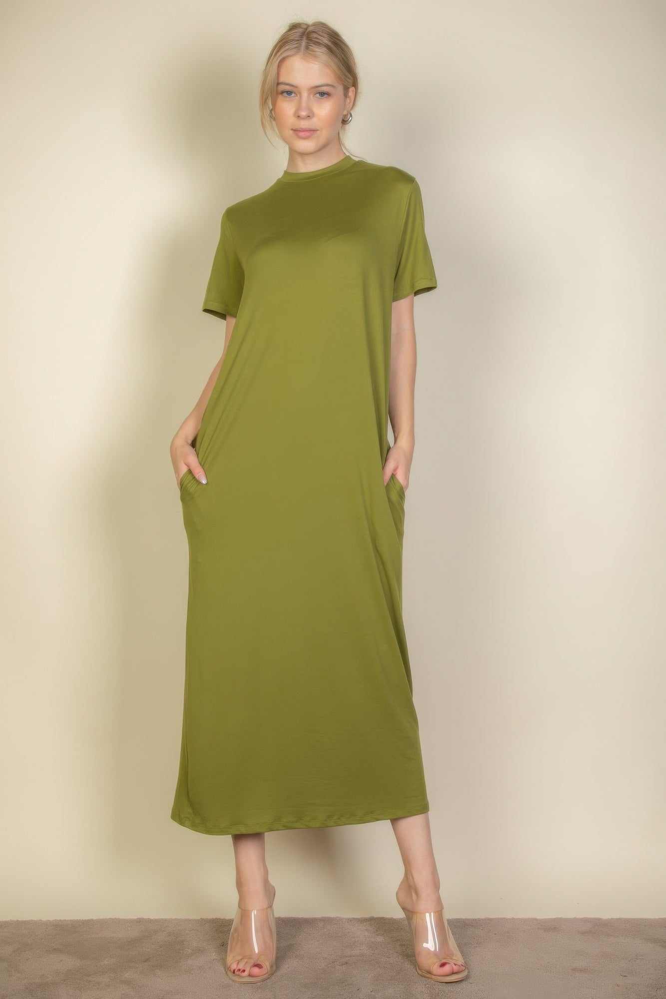 Side Pocket Tee Dress - That Janis Style