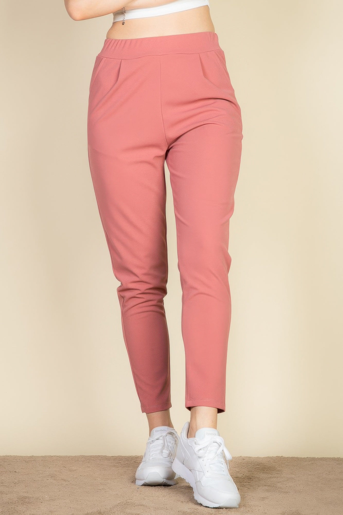 Pleat Front Tapered Trousers - That Janis Style