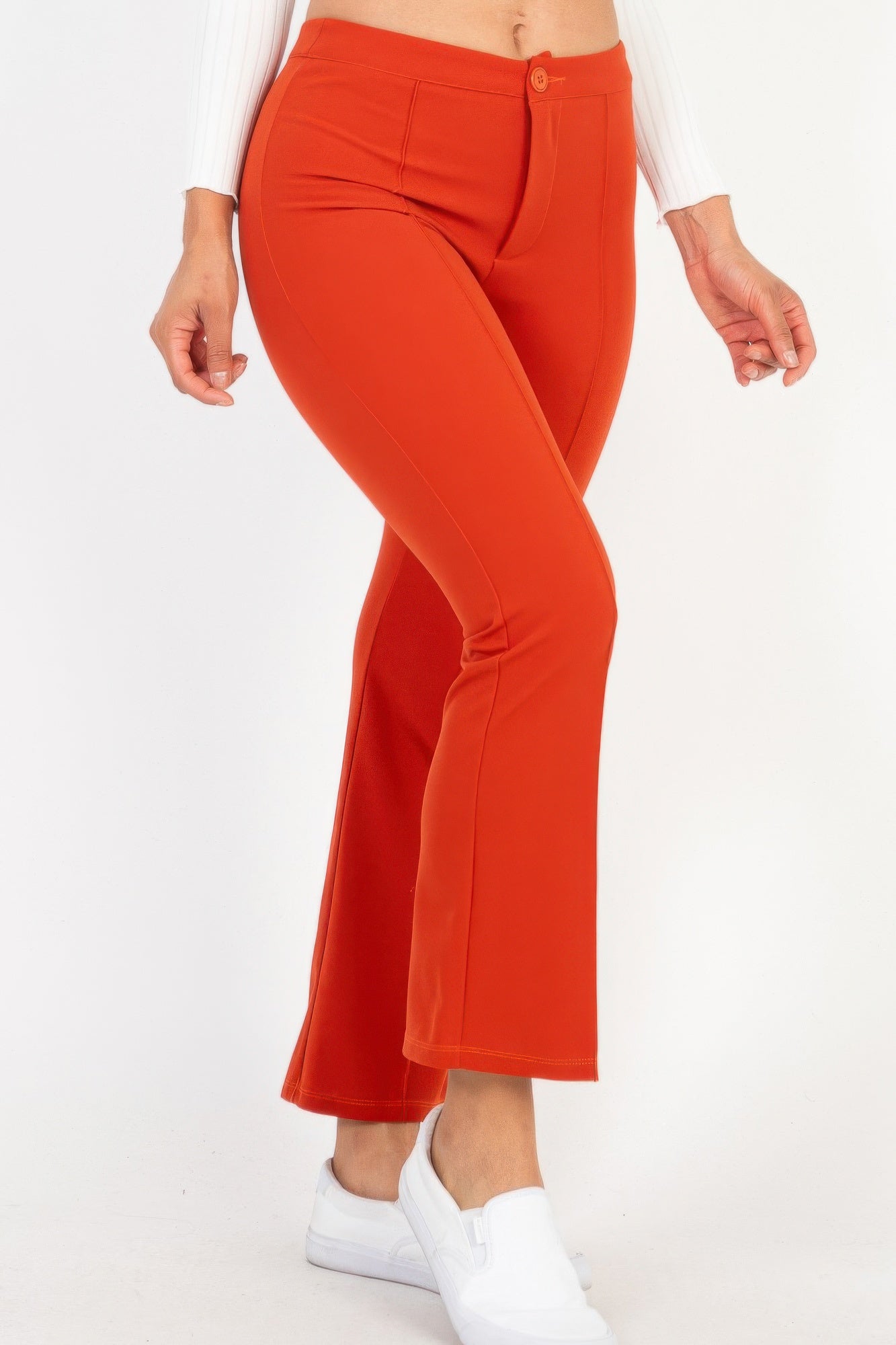 High Waist Knit Flare Pants - That Janis Style