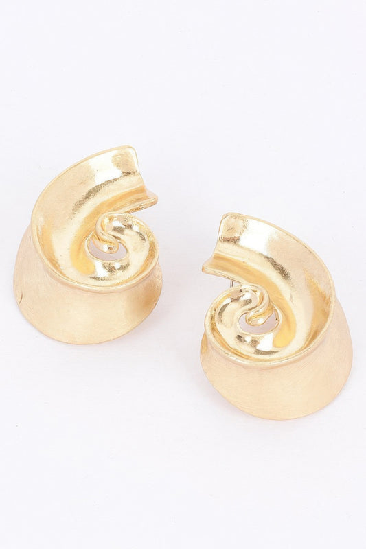 Gold Plated Metal Earring - That Janis Style
